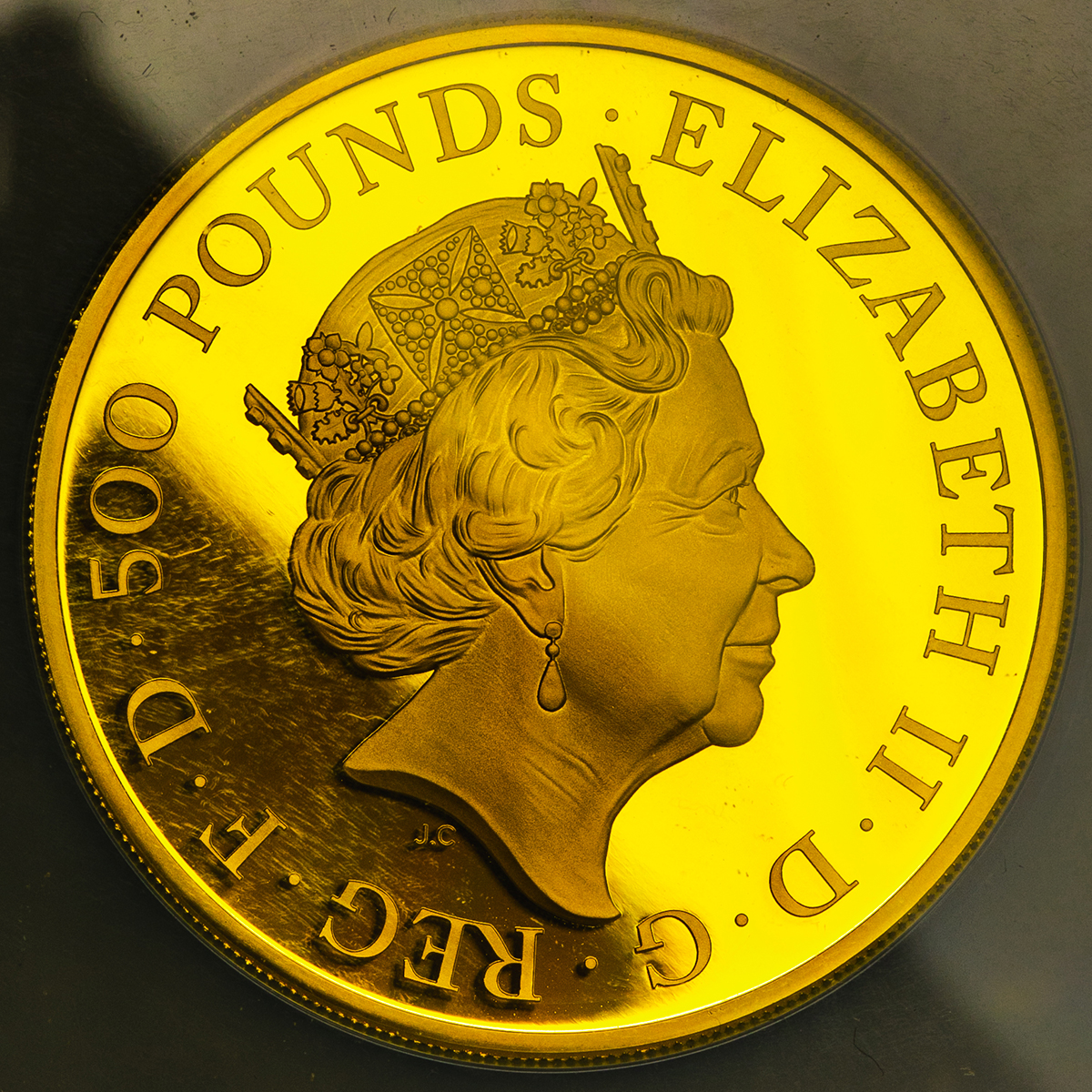 貨幣博物館 | GREAT BRITAIN Elizabeth II エリザベス2世 500Pounds
