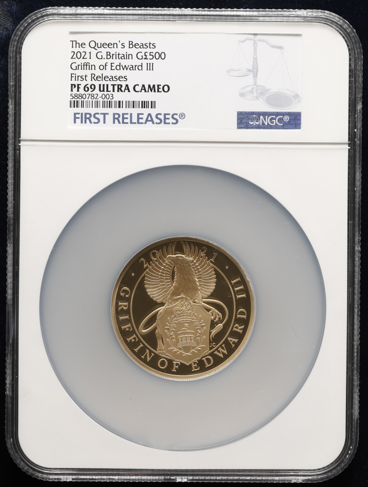 貨幣博物館 | GREAT BRITAIN Elizabeth II エリザベス2世 500Pounds