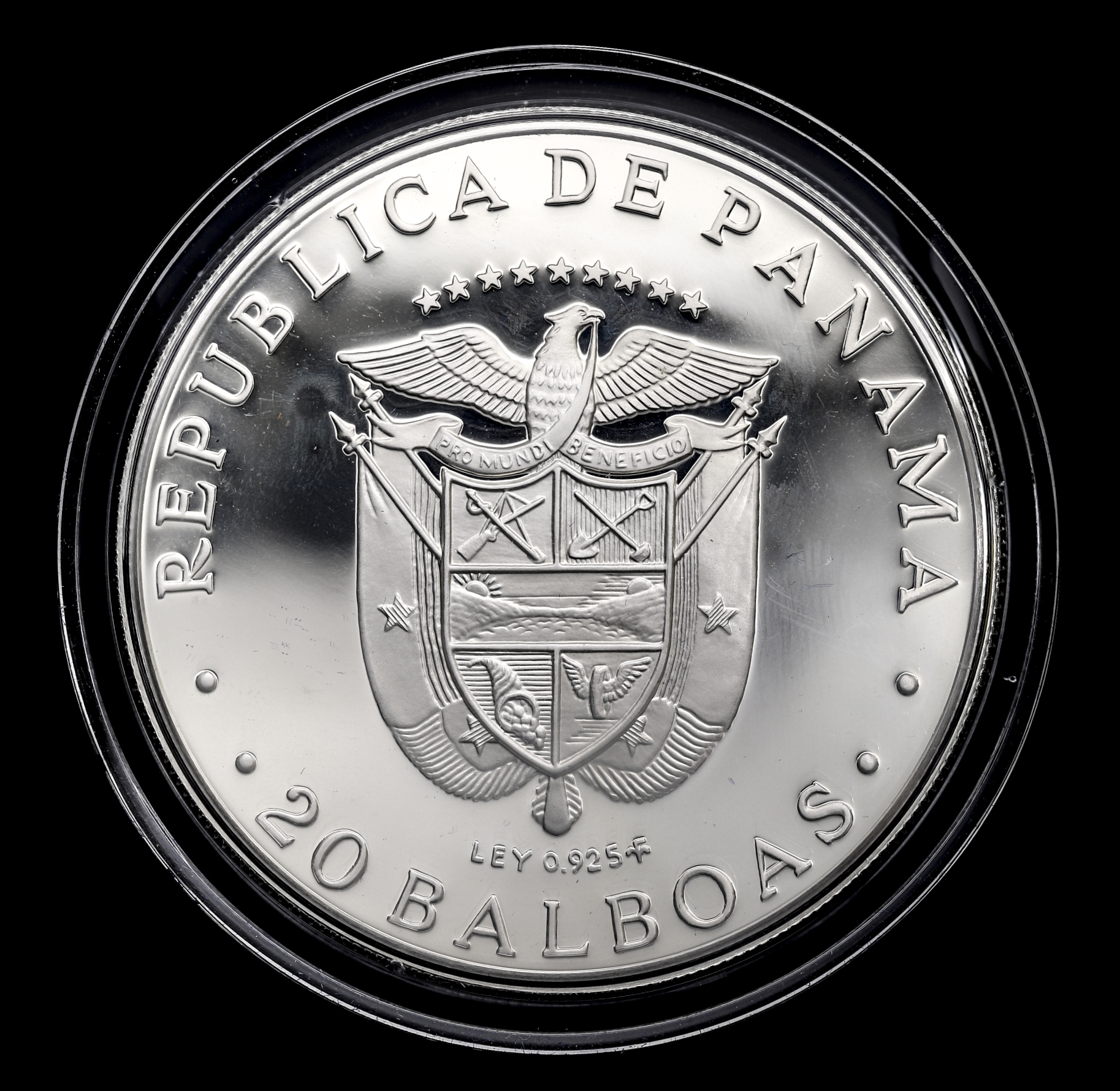 パナマ　1979年　20バルボア銀貨 貨幣博物館 | REPUBLIC DE PANAMA 1979 年パナマ共和国20バルボア