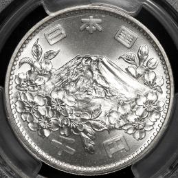 auction,日本 東京オリンピック記念千円銀貨 Tokyo Olympic 1000Yen Silver 昭和39年（1964） PCGS