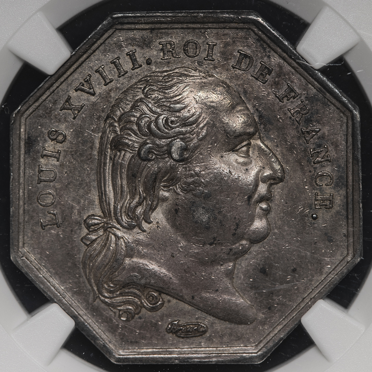 店舗良い 貨幣博物館 | FRANCE Louis XVIII ルイ18世（1814~24） AR Jeton コレクション