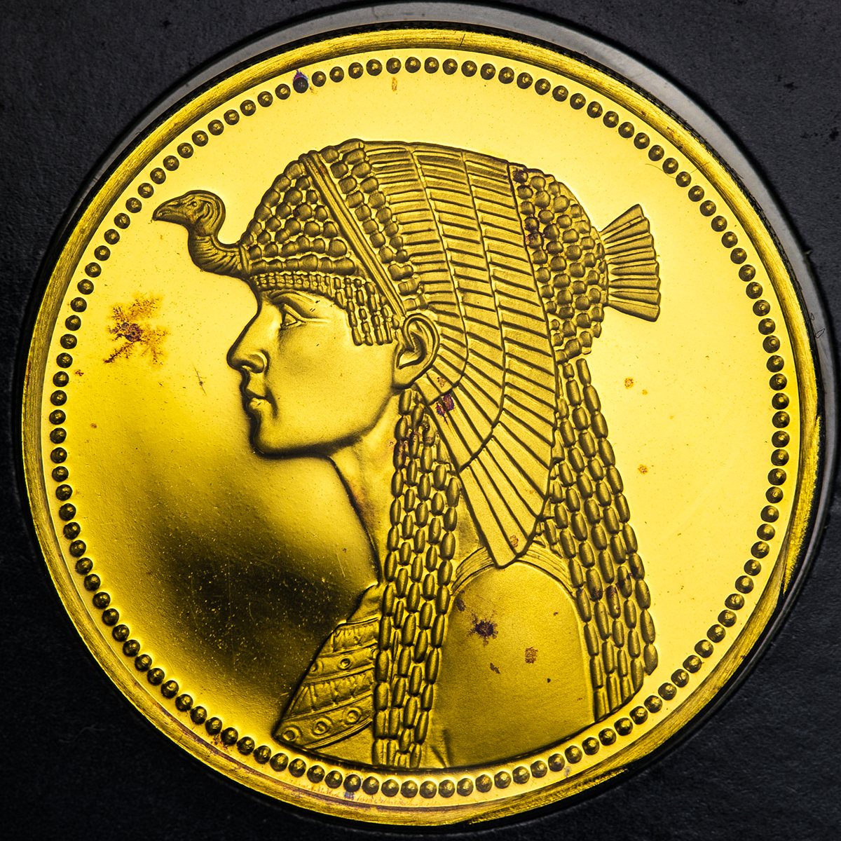 貨幣博物館 | Arab Republic of Egypt エジプト・アラブ共和国 100Pounds 1984 コインに小シミあり Proof