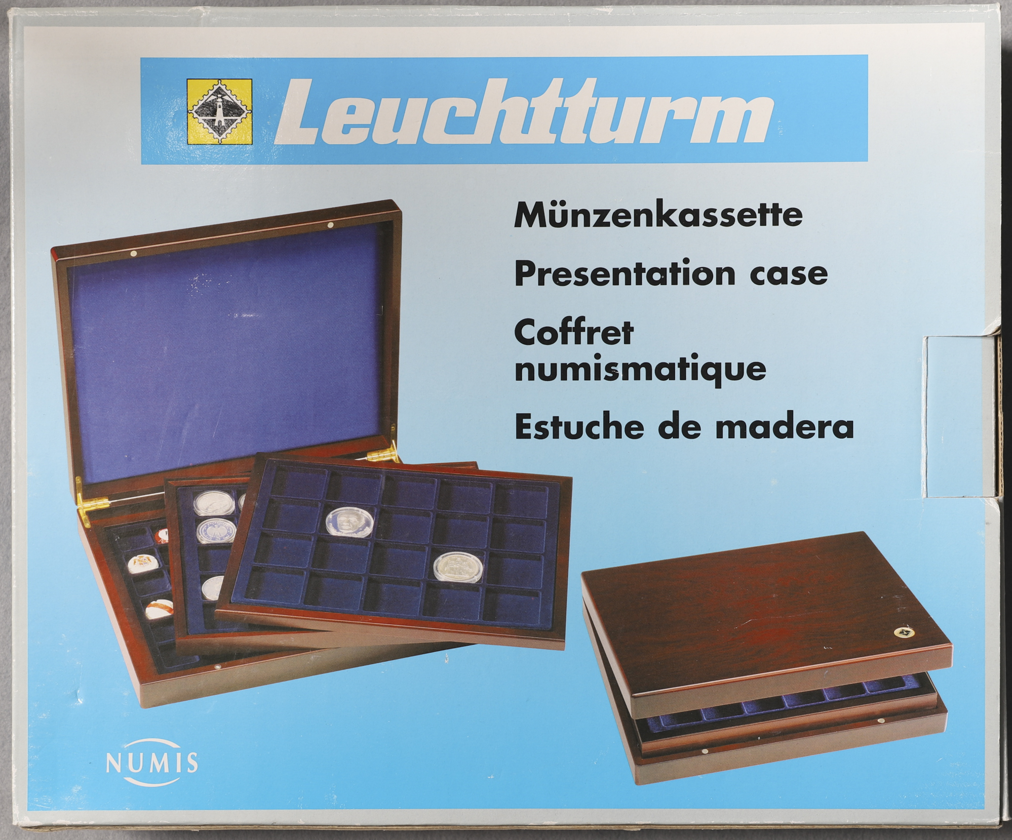 貨幣博物館 | Collectors item 収集用品 コイン収納用木製ケース