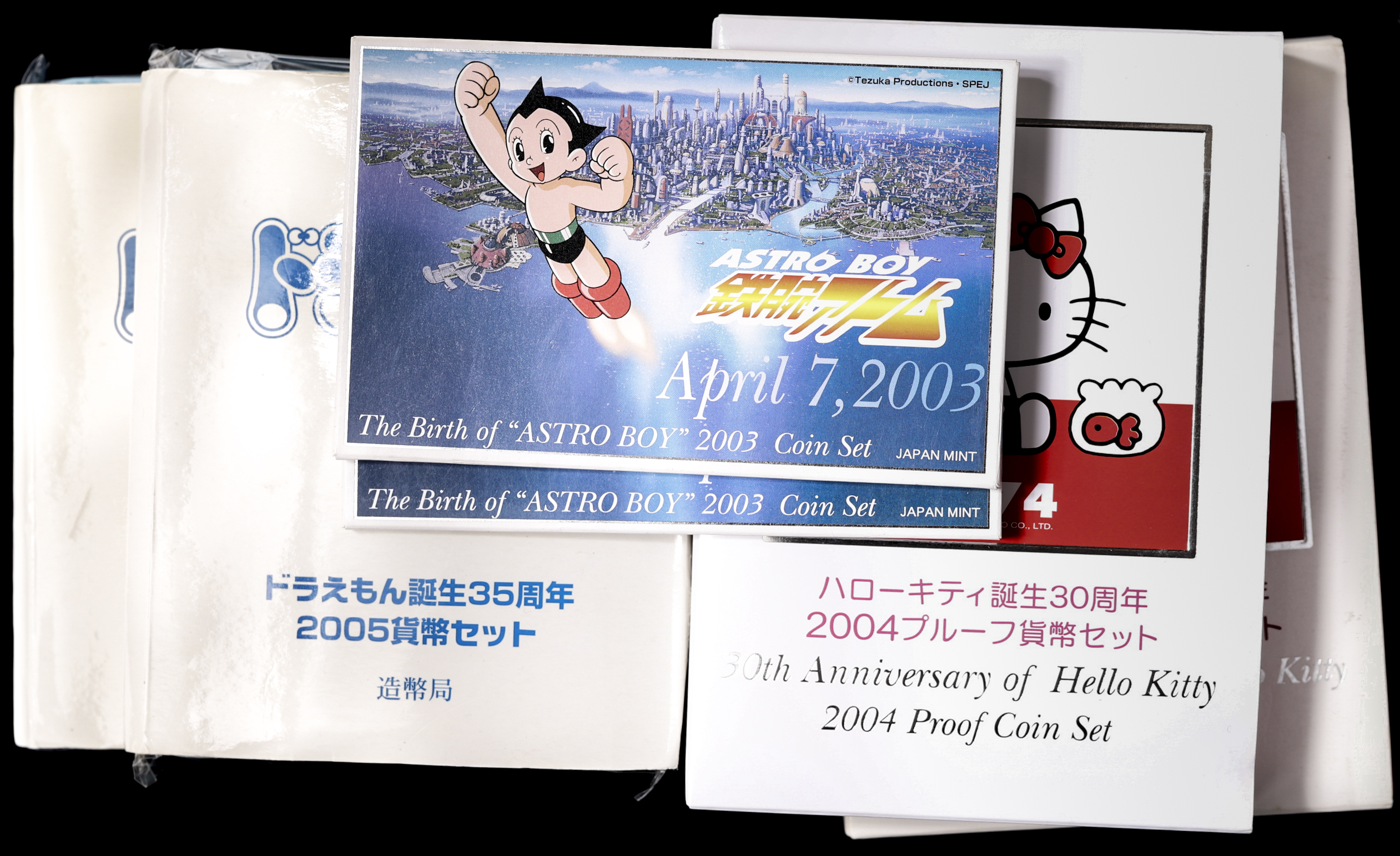 ハローキティ 、ドラえもん誕生記念プルーフ貨幣セット プルーフ貨幣セット ハローキティ-誕生30周年 鉄腕アトム