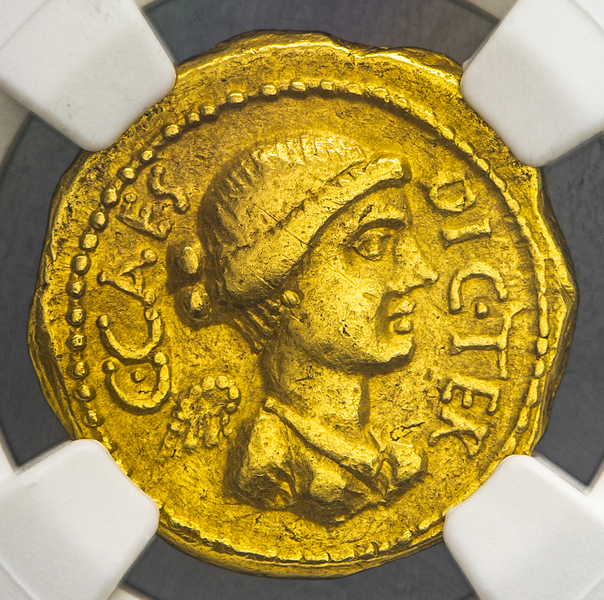 貨幣博物館 | Roman Republic 共和政ローマ AV Aureus Julius