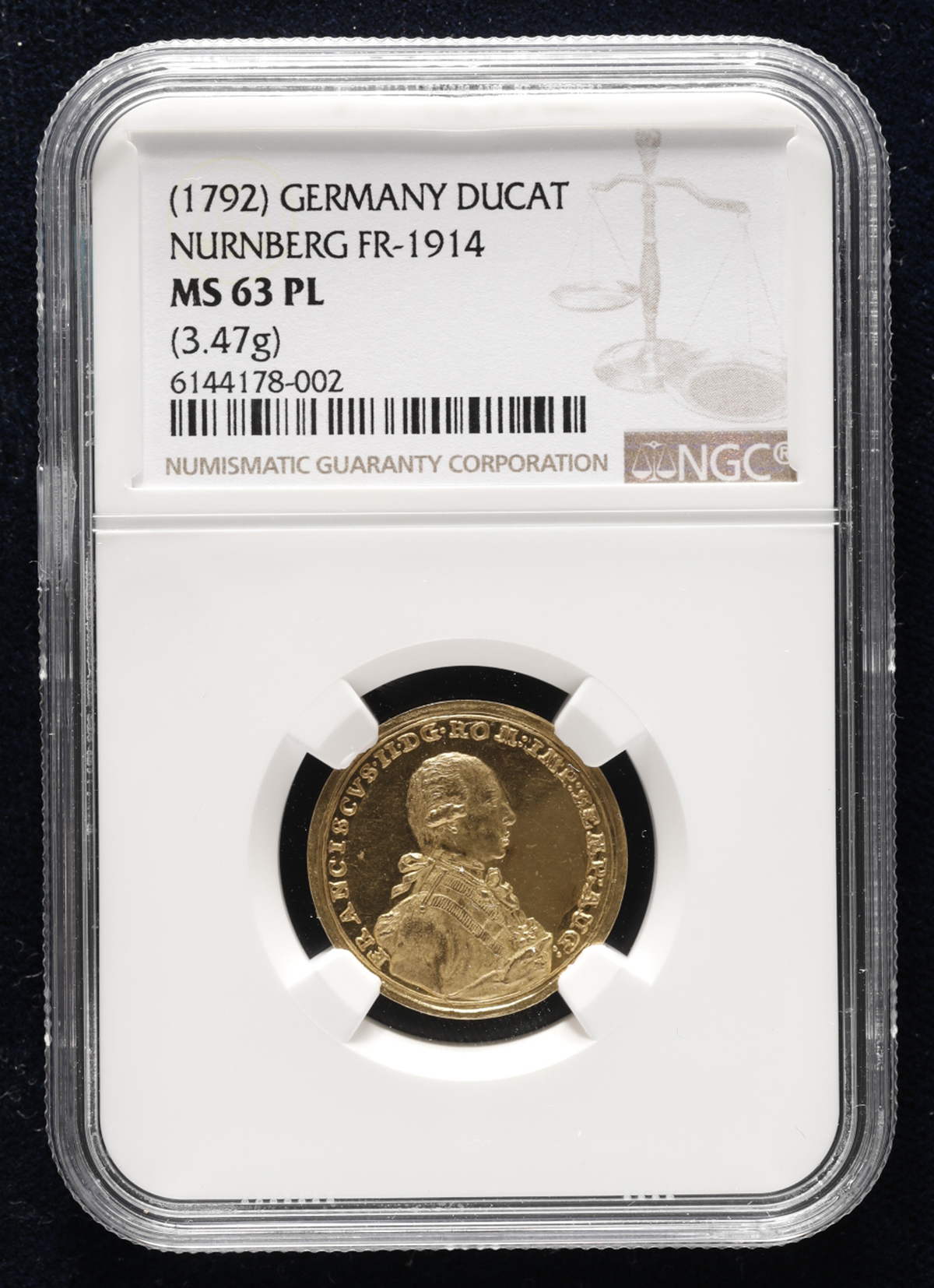 オークション,NGC-MS63 PLGERMANY Nurnberg ニュルンベルク