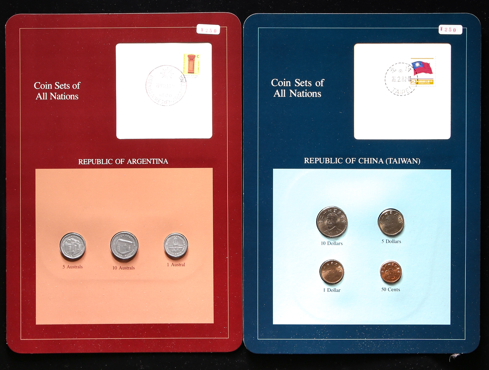 貨幣博物館 | Coin Set of All Nations フランクリンミント社製 世界各国33シート入り 国内送料別途500円 返品不可  Sold as is No returns