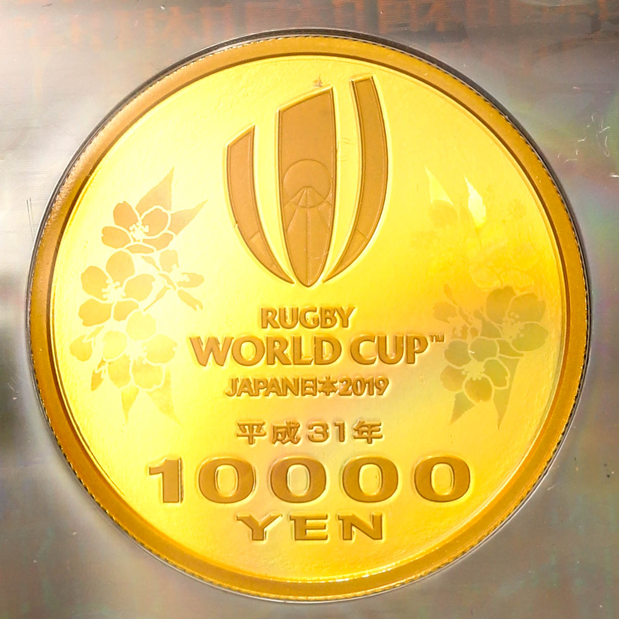 ラグビーワールドカップ　2019 日本大会記念　一万円金貨幣プルーフ ラグビーワールドカップ 2019 日本大会記念 一万円金貨幣