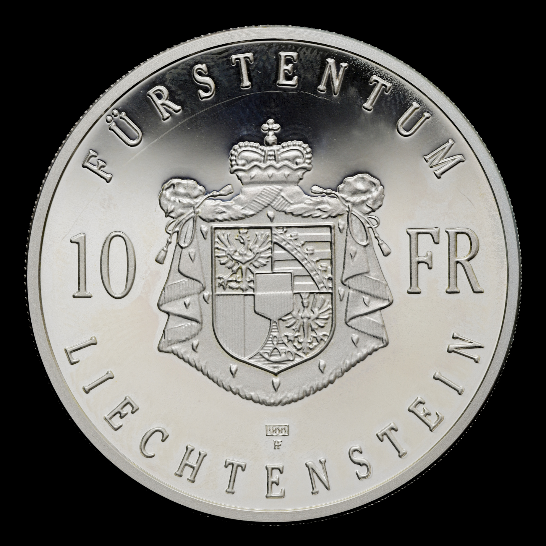貨幣博物館 | LIECHTENSTEIN リヒテンシュタイン 10Franken 1990