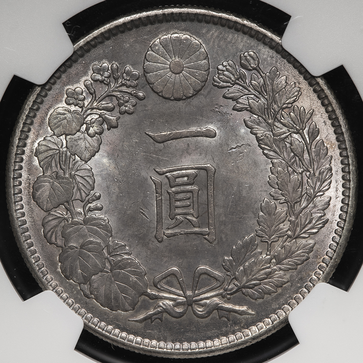 auction,日本新一圓銀貨（小型） New type 1Yen （Small Size） 明治37