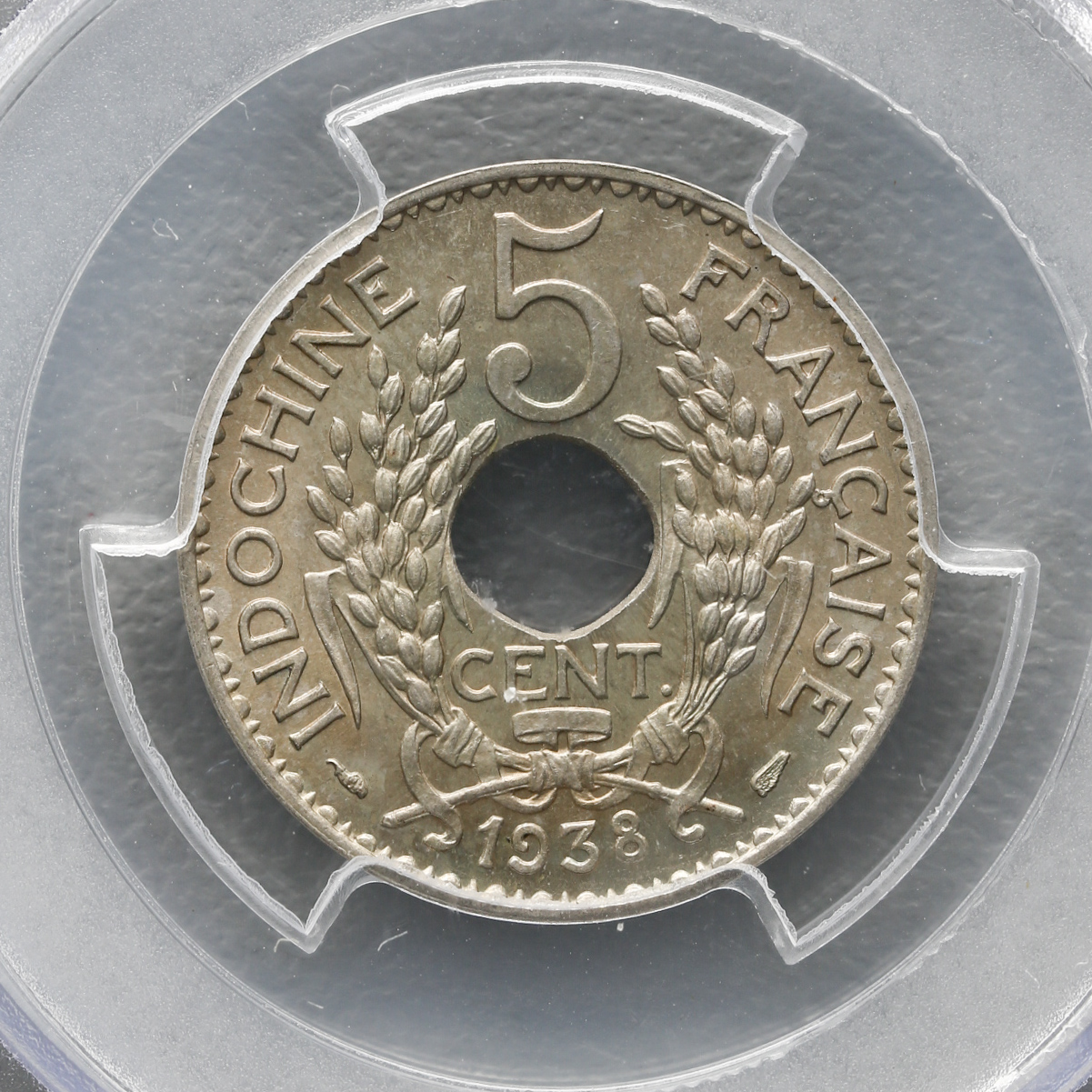 貨幣博物館 | FRENCH INDO-CHINA フランス領インドシナ 5Centimes 1938