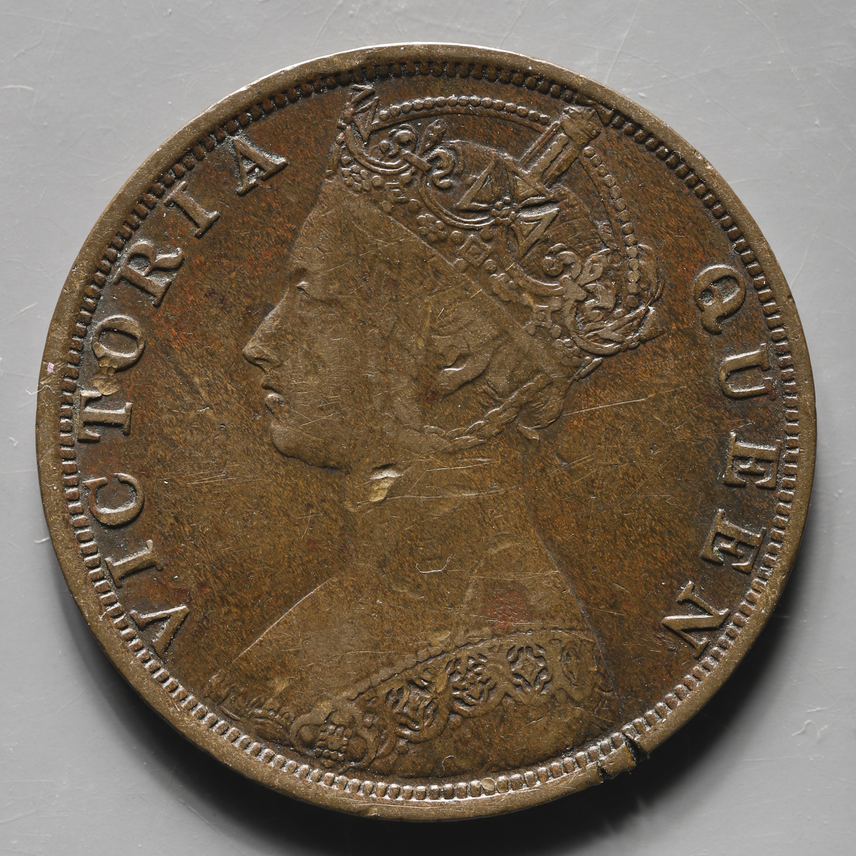 貨幣博物館 | HONG KONG 香港 一仙（Cent） 1879 返品不可 Sold as is