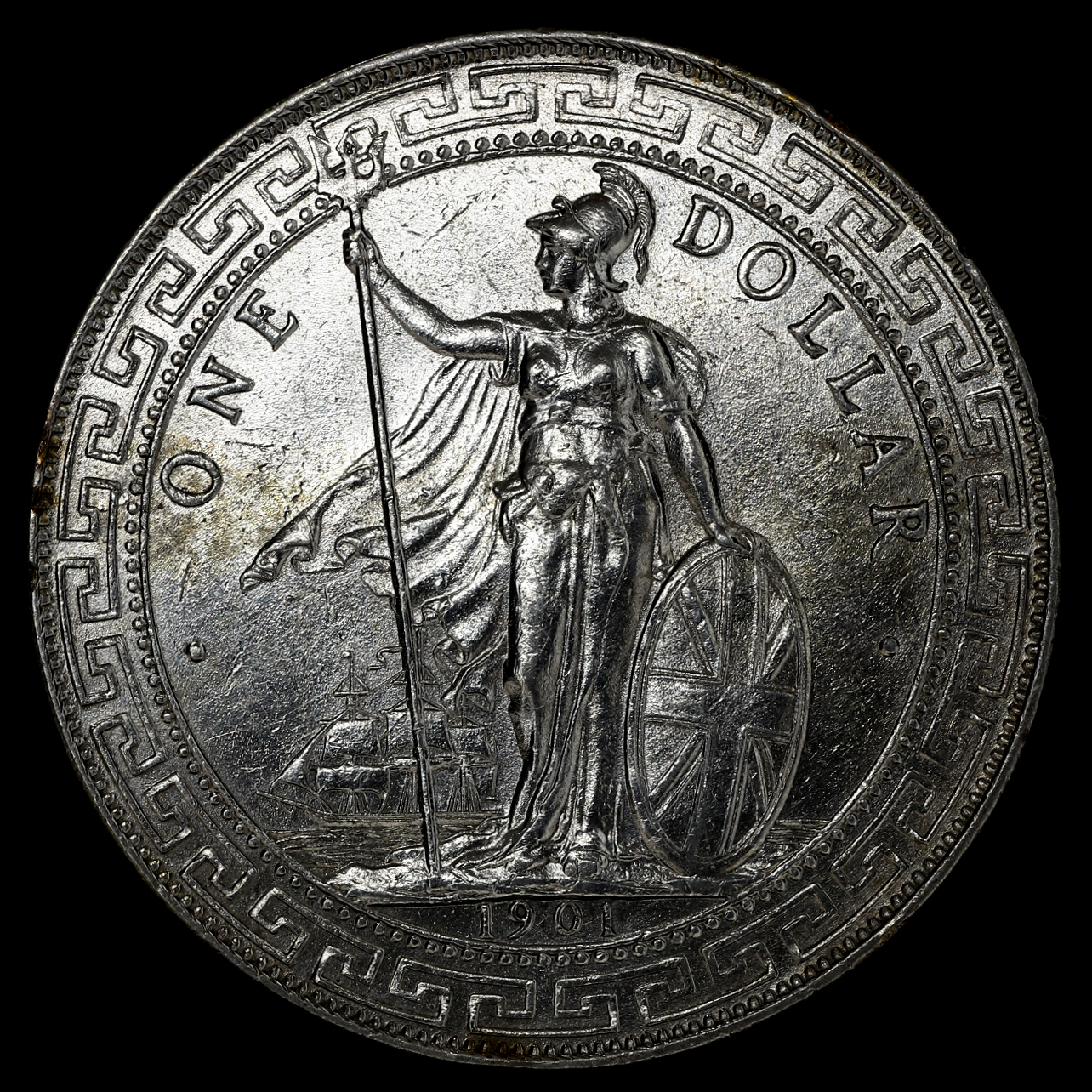 貨幣博物館 | イギリス貿易銀 British Trade Dollar 壹圓（Dollar）1901