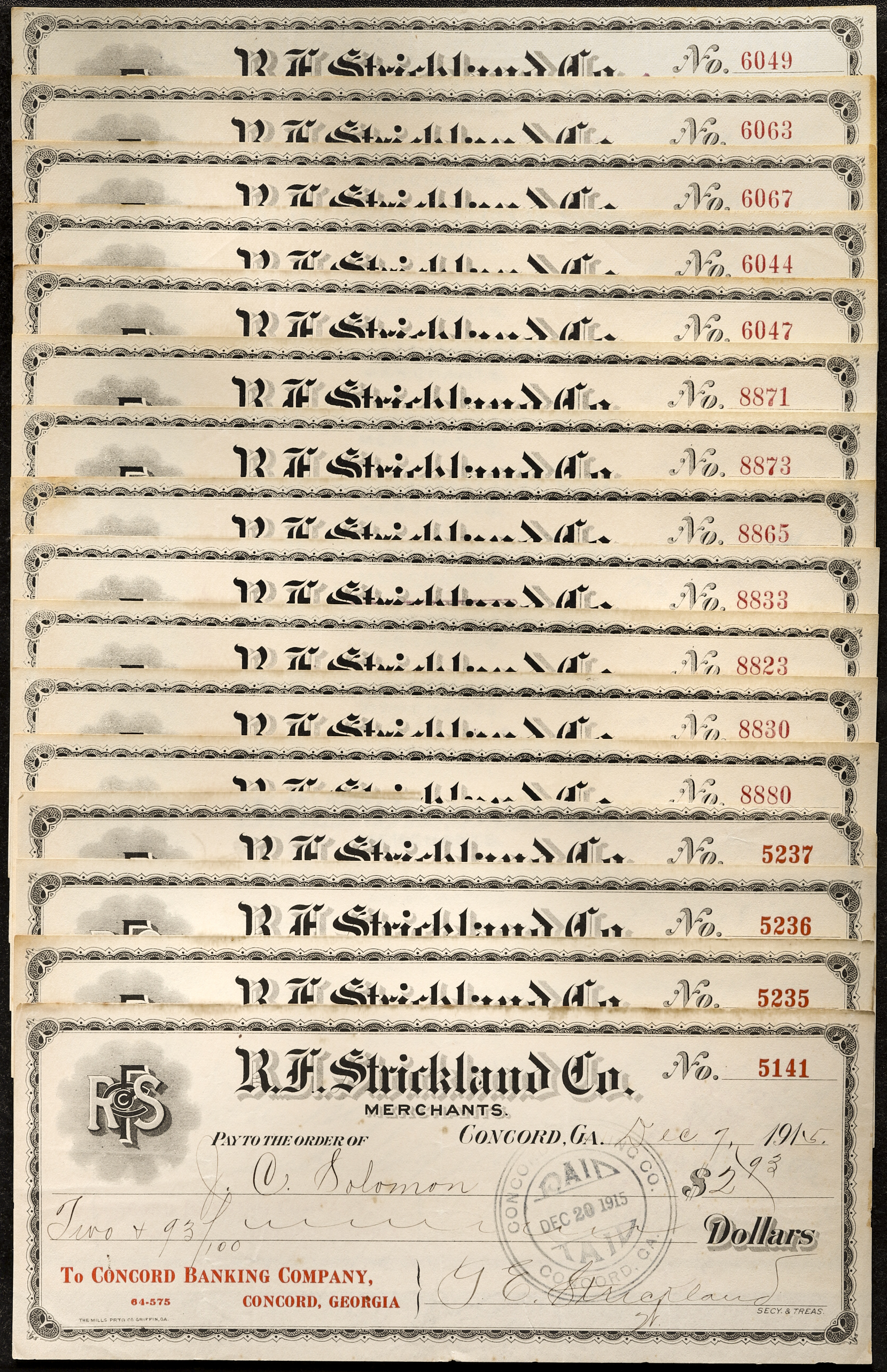 貨幣博物館 | アメリカ小切手約33枚組 返品不可 Sold as is No returns