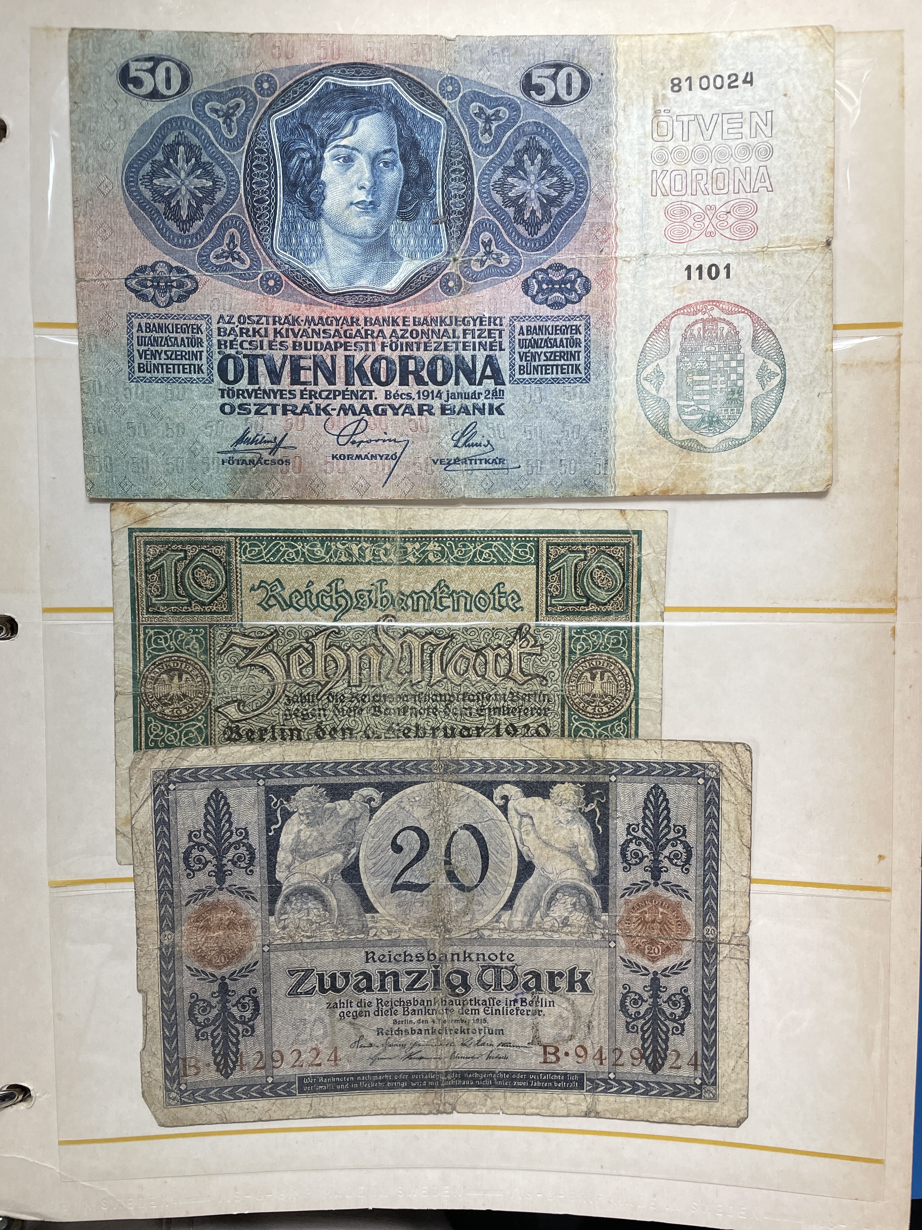 貨幣博物館 | Germany ドイツ インフレ紙幣コレクション 国内送料別途0