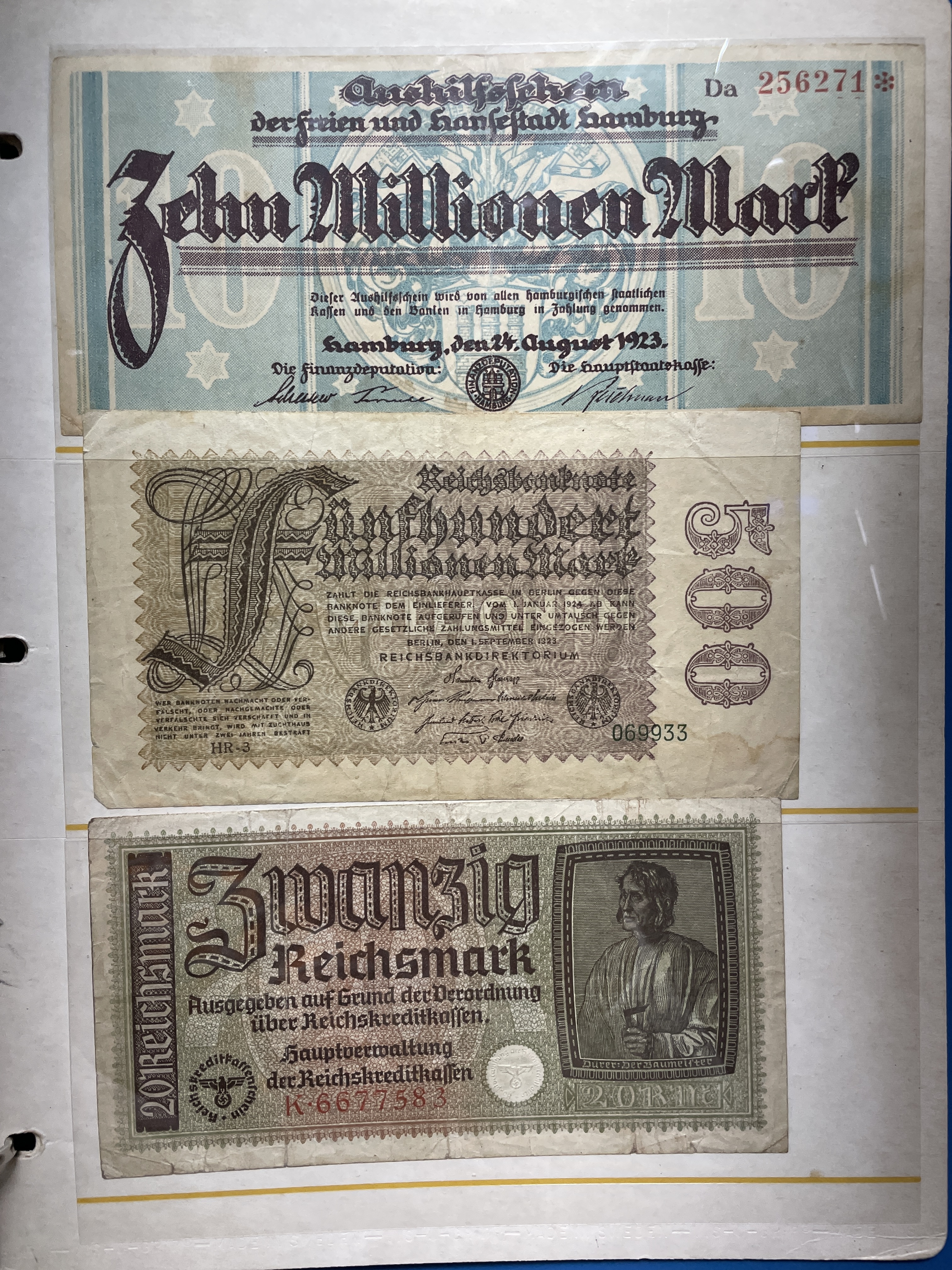 貨幣博物館 | Germany ドイツ インフレ紙幣コレクション 国内送料別途0