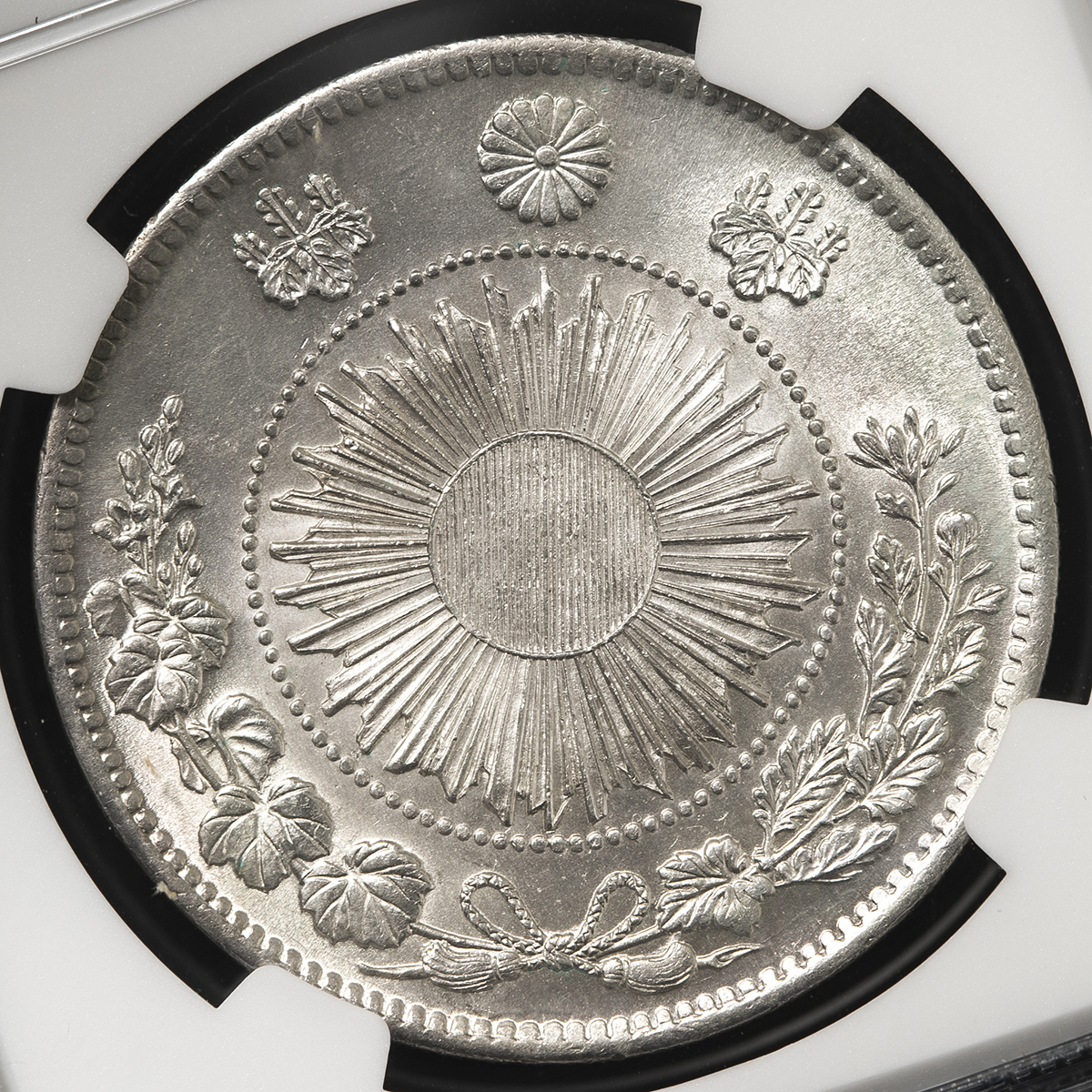 オークション,NGC-MS62（スラブ Type誤表記） 日本 旧一圓銀貨