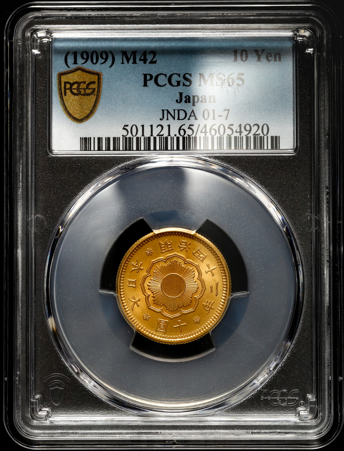 貨幣博物館 | 日本 十圓金貨 Old type 10Yen（Gold） 明治42年（1909