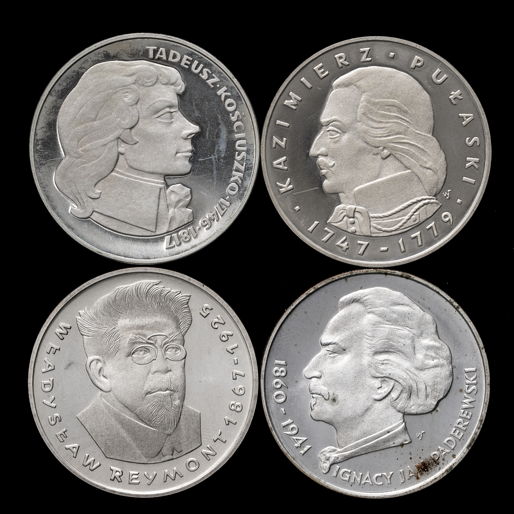 貨幣博物館 | POLAND ポーランド 100Zlotych 1975,76,77 返品不可 Sold