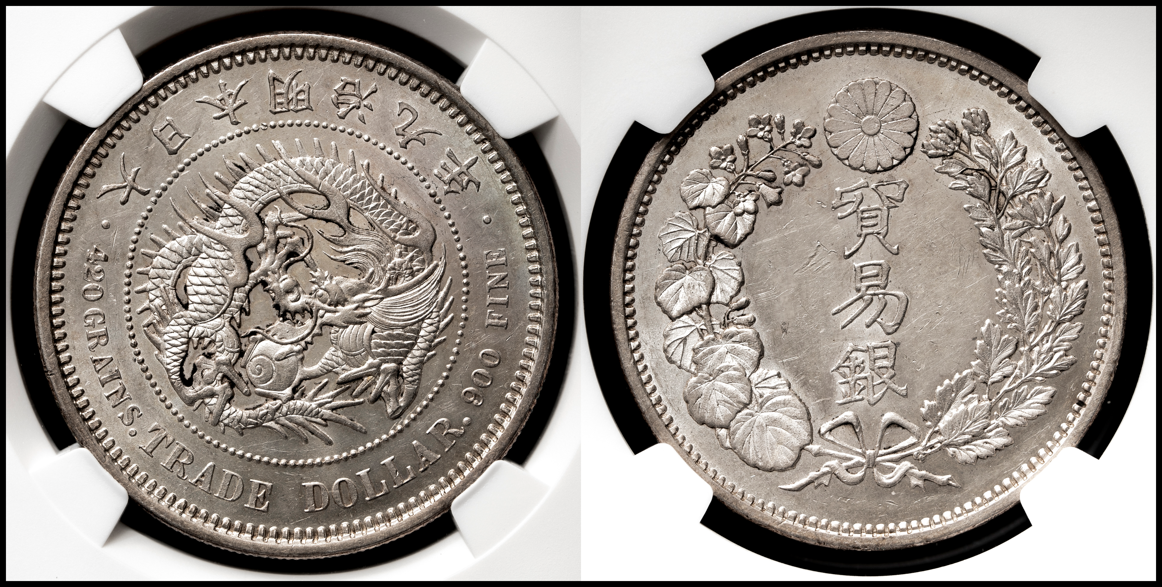 アメリカ トレードダラー 1876S 古銭 銀貨 貿易銀 - その他