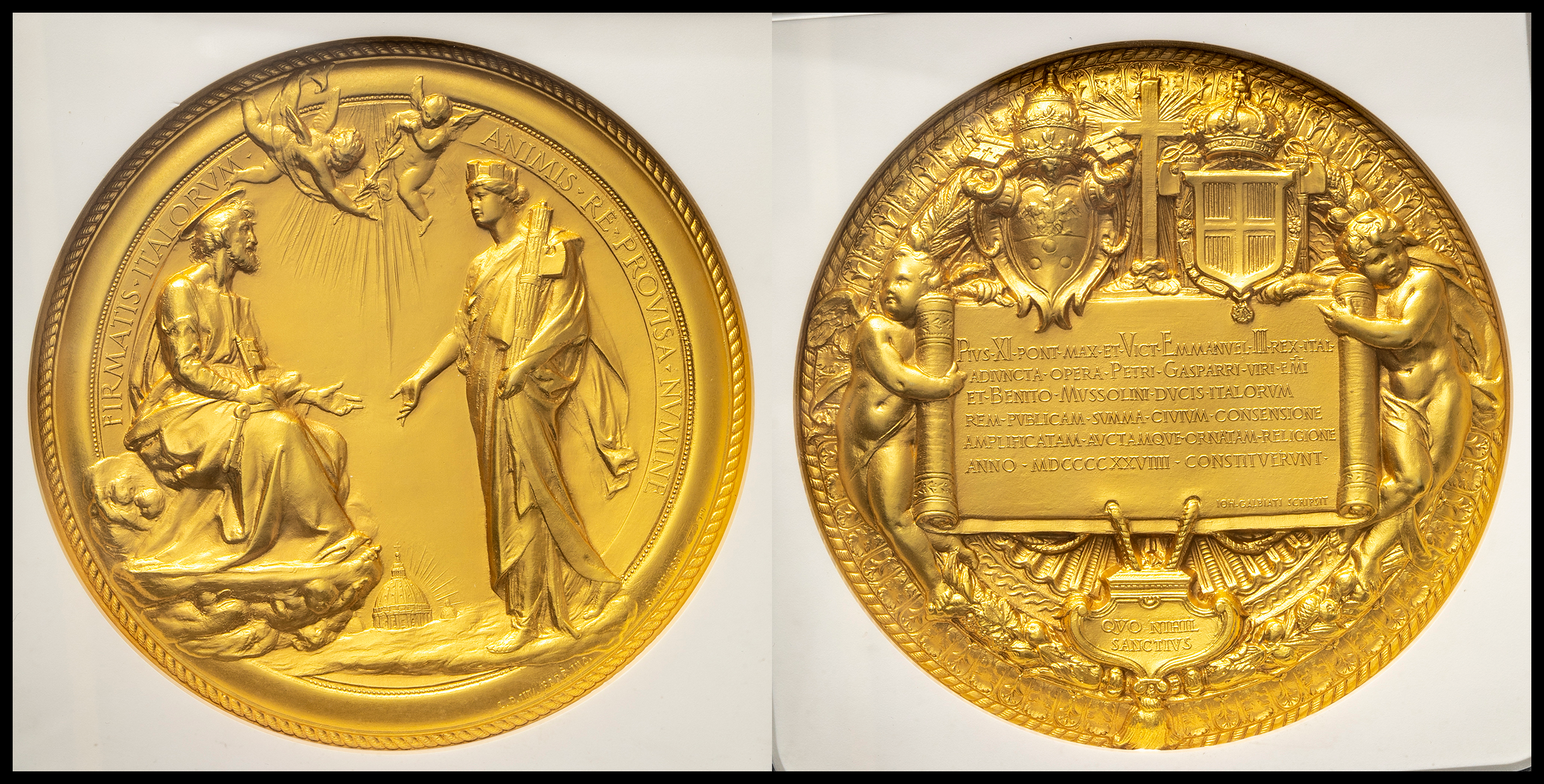 貨幣博物館 | ITALY Kingdom 統一王国 AV Medal 1929 FDC