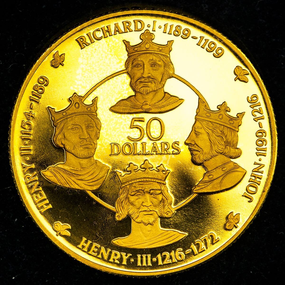 貨幣博物館 | CAYMAN ISLANDS ケイマン諸島 50Dollars 1980 Proof