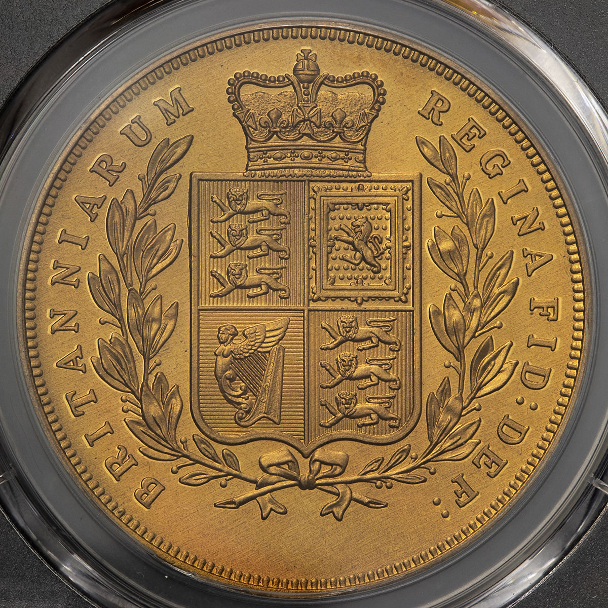 1879 イギリス ヴィクトリア PCGS PR67 INAレトロ クラウン銅貨 1879 イギリス ヴィクトリア PCGS PR67 INAレトロ クラウン銅貨