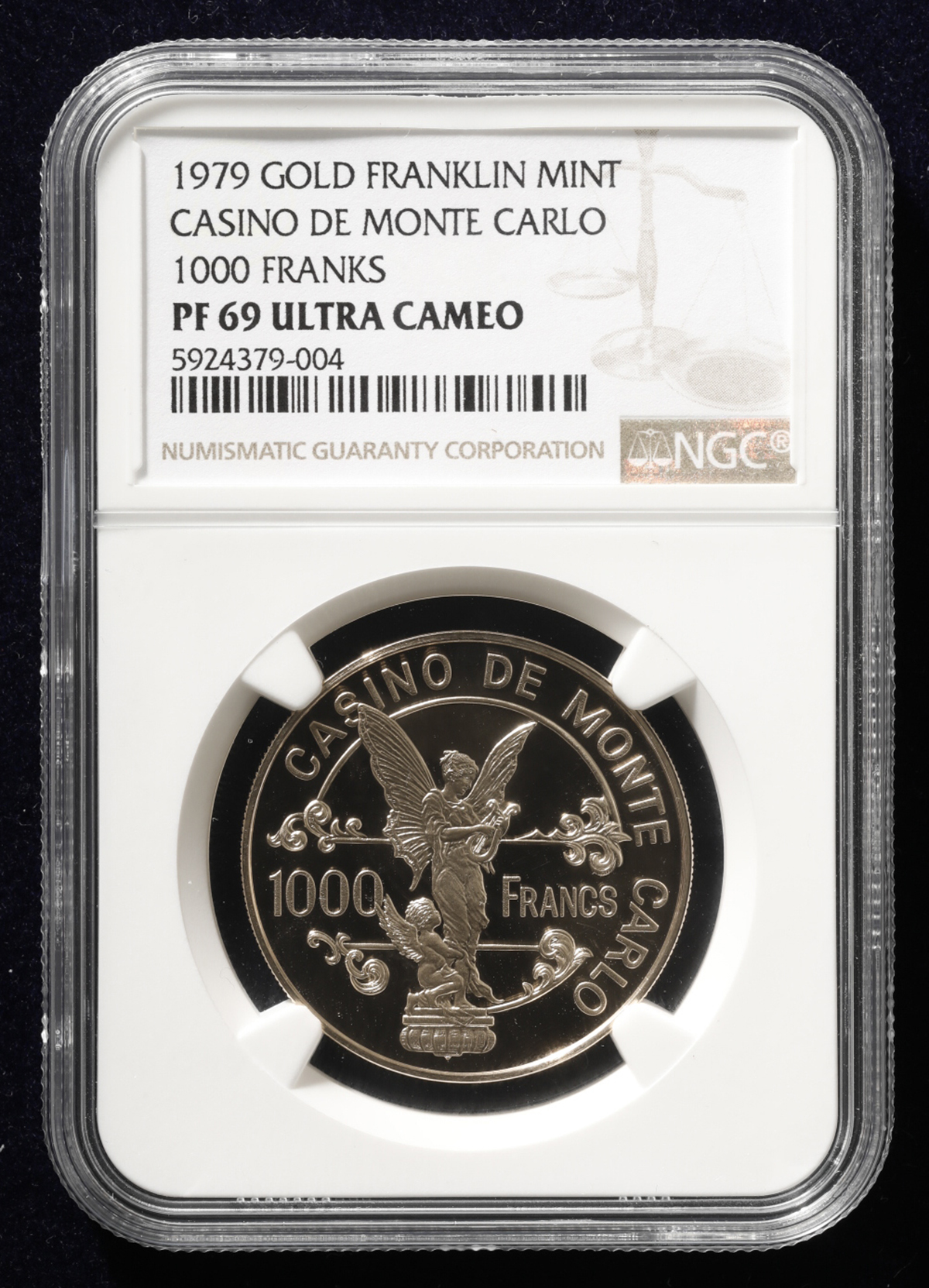 貨幣博物館 | MONACO モナコ Token 1000Franks 1979 Proof