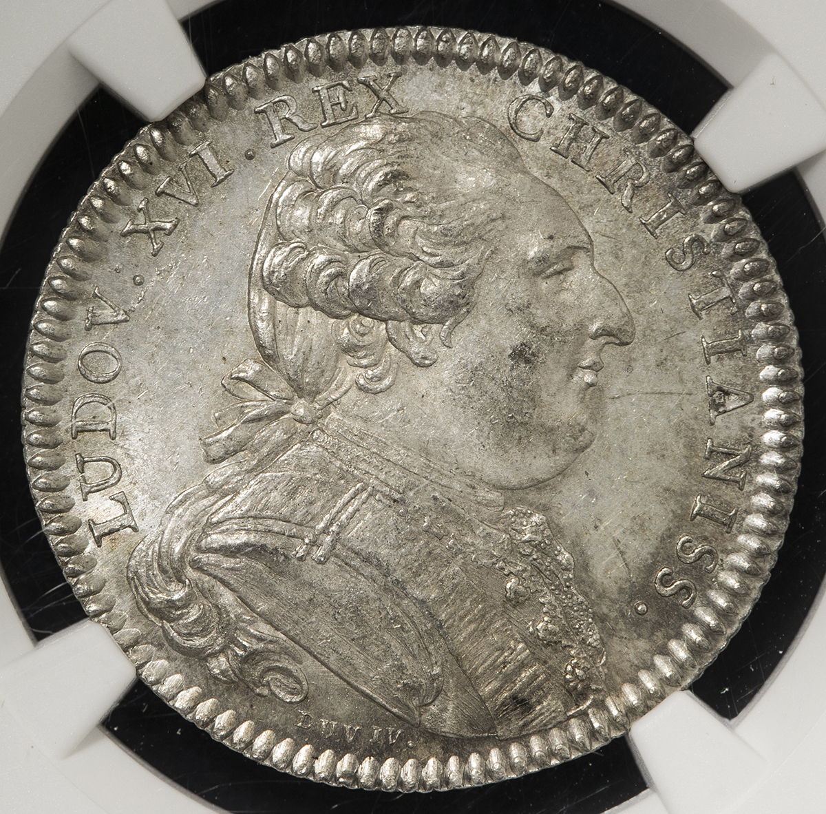 貨幣博物館 | FRANCE Louis XVI ルイ16世（1774~92） AR Jeton 1785 UNC