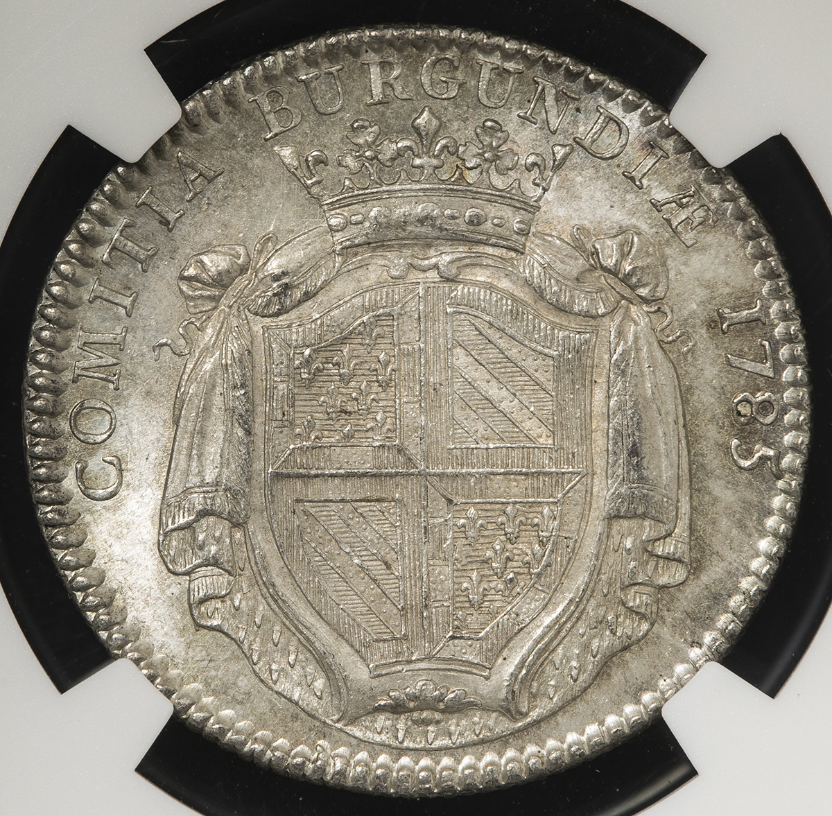 1745フランス ガリカン宗教会議メダル ジェトン レインボー