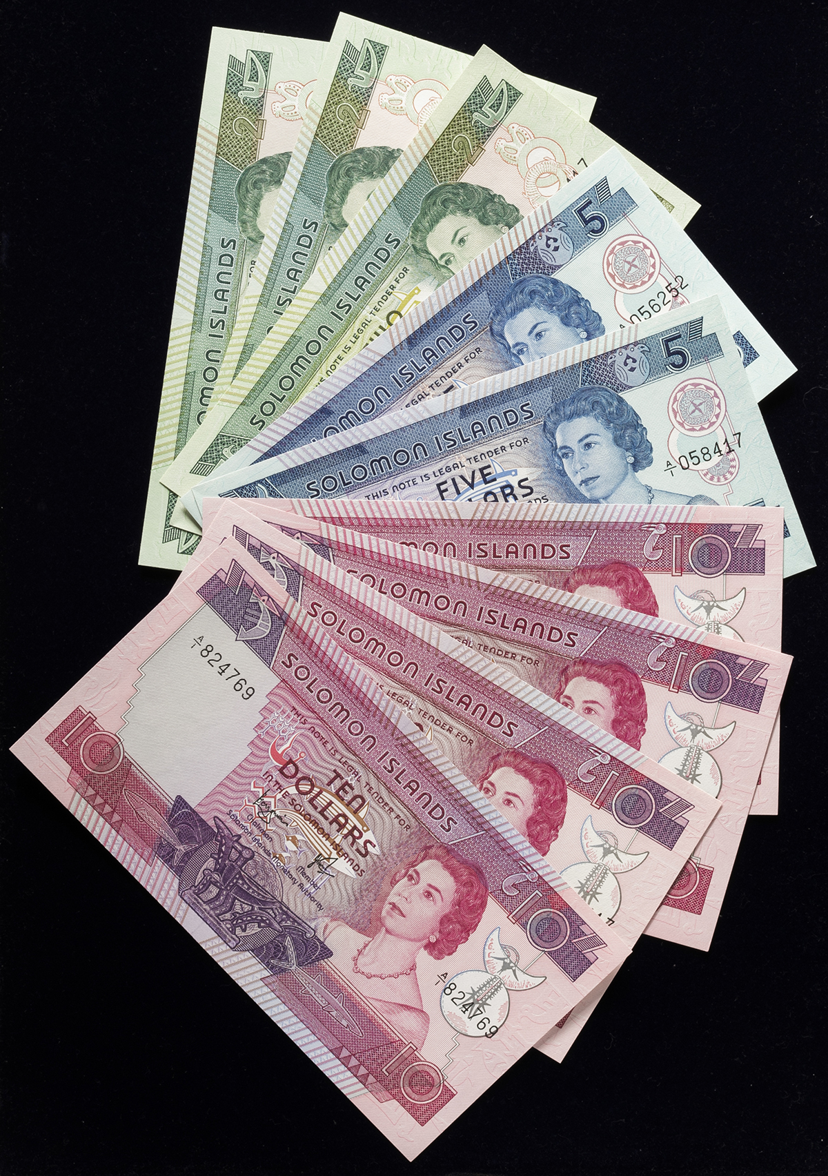 貨幣博物館 | SOLOMON ISLANDS ソロモン諸島 2（×3）,5（×2）,10（×4