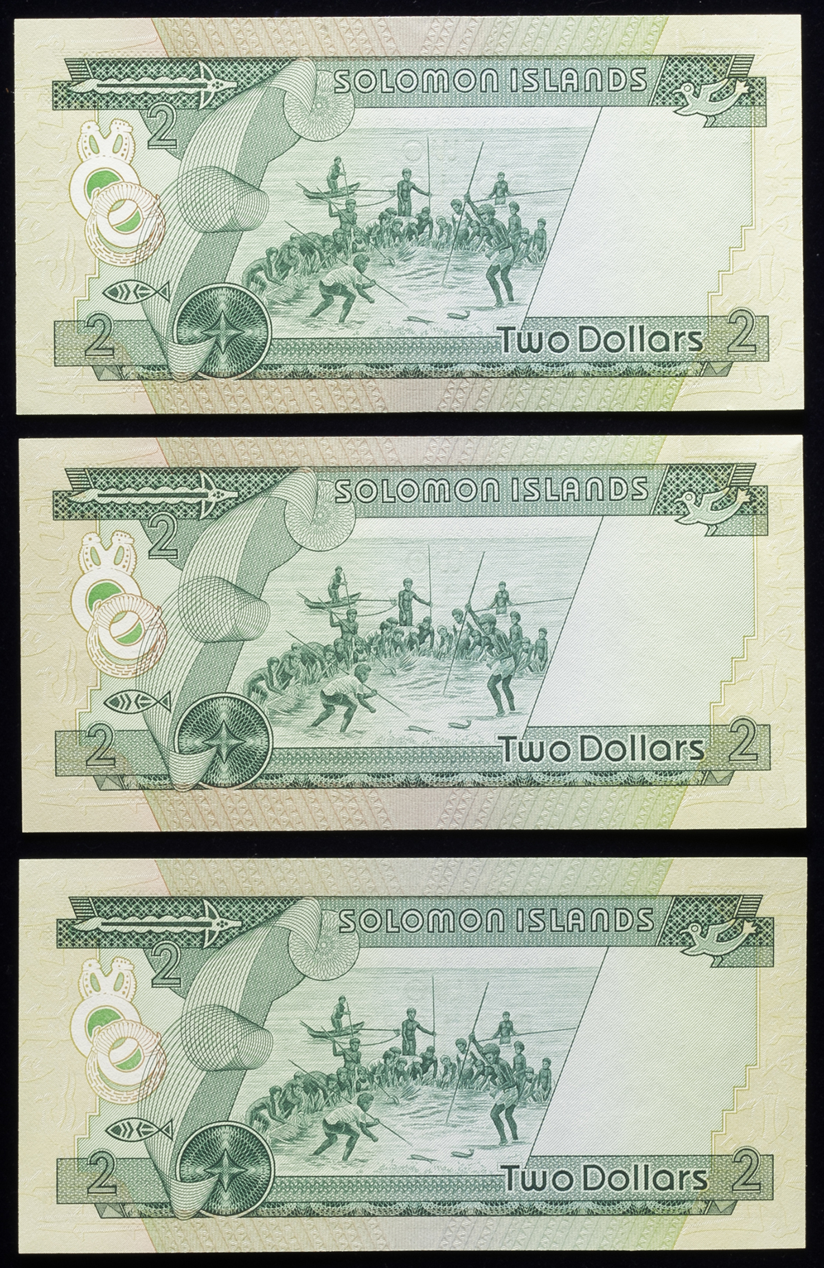 ソロモン諸島初の貨幣と紙幣発行初日贈呈セット 貨幣博物館 | SOLOMON ISLANDS ソロモン諸島 2（×3）,5（×2）,10（×4