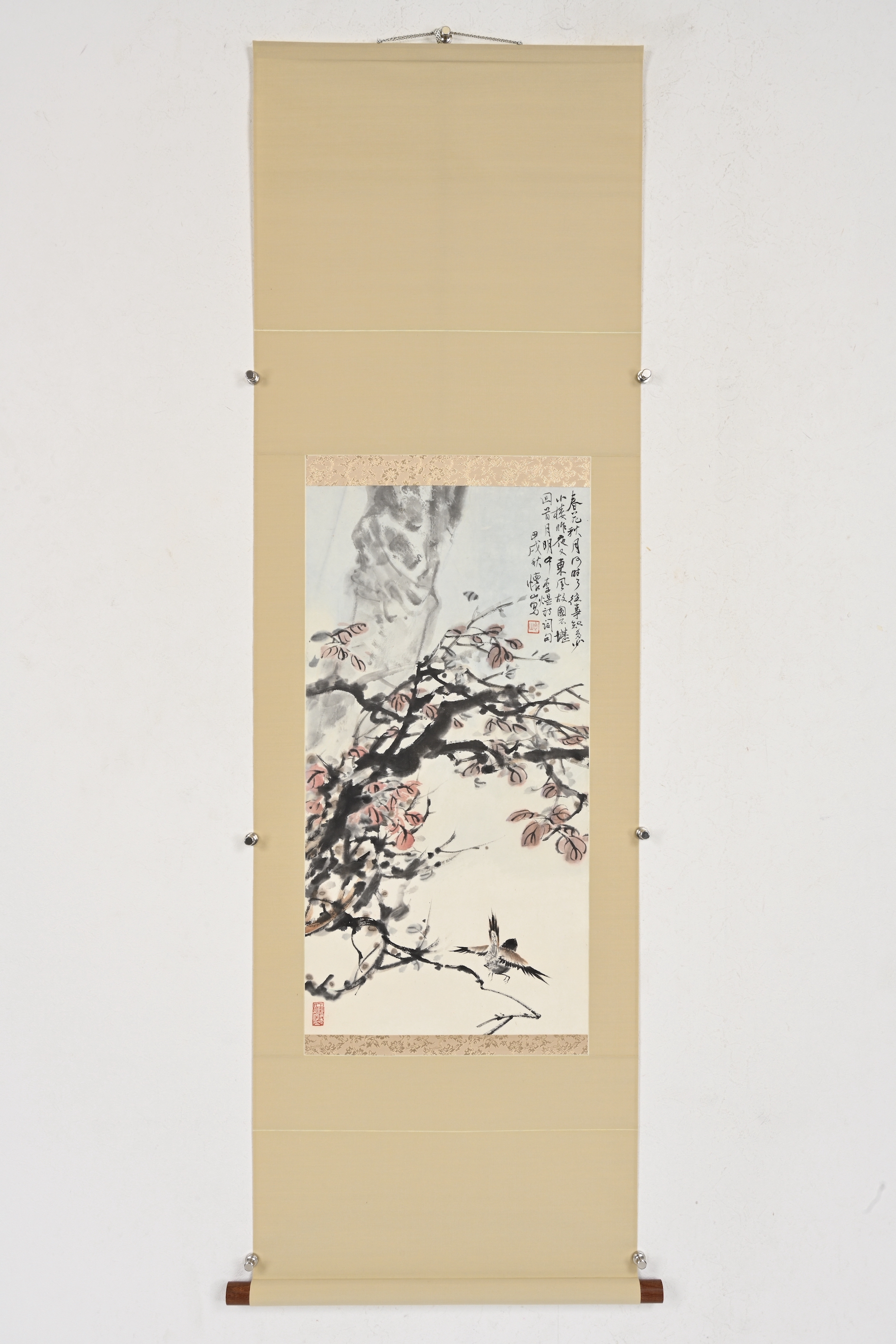 貨幣博物館| 紅葉小鳥款識：春花秋月何時了？往事知多少。小樓昨夜又