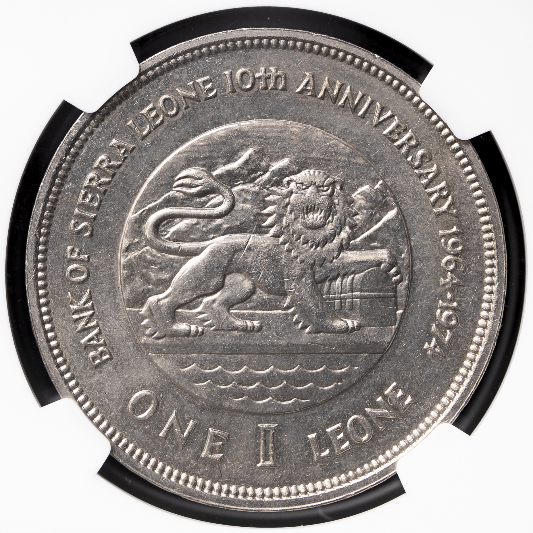 貨幣博物館 | Africa アフリカ SIERRA LEONE シェラレオネ Leone 1974