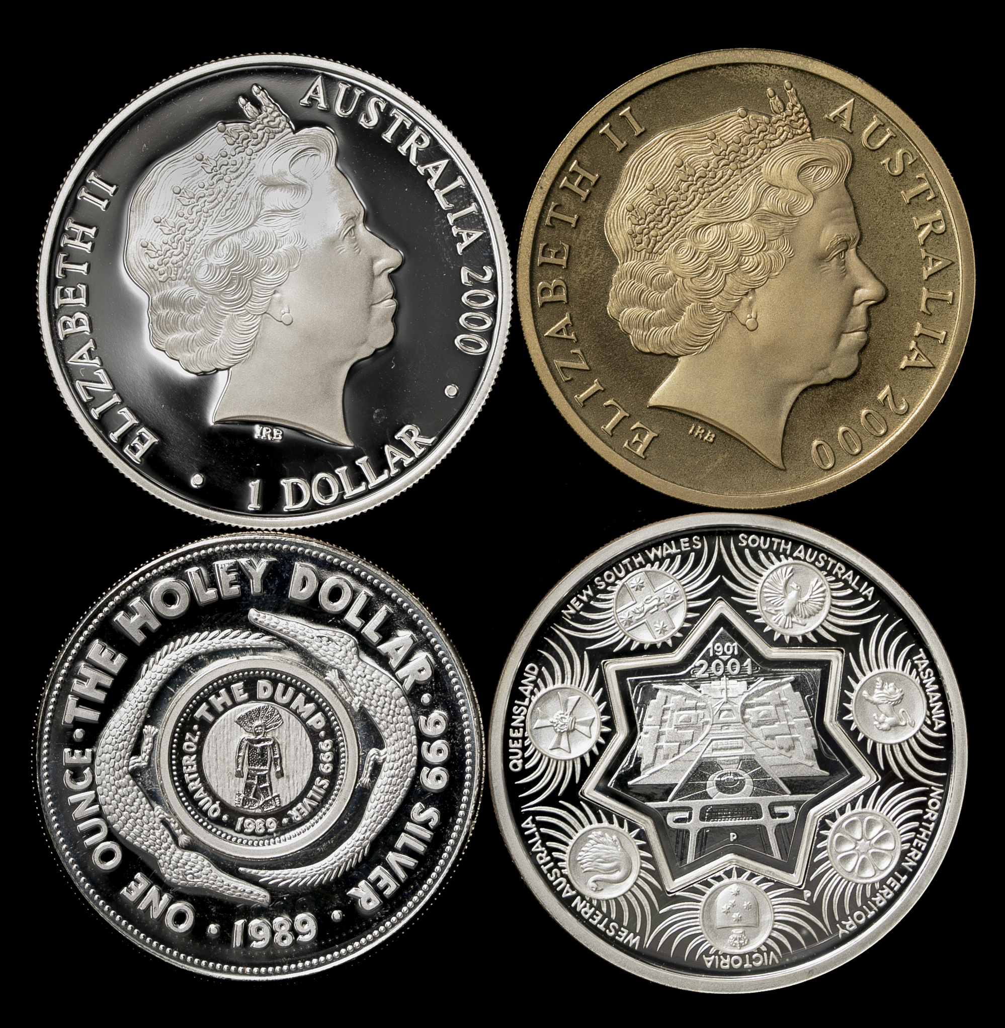 貨幣博物館 | AUSTRALIA オーストラリアコイン各種 計4枚 返品不可 Sold as is No returns