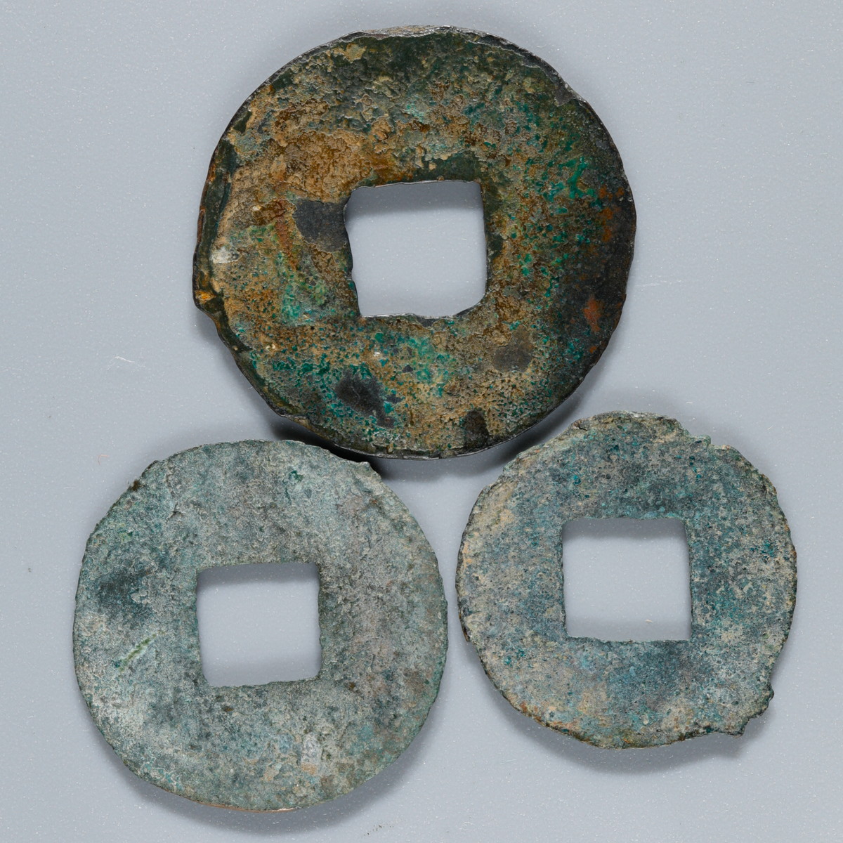 貨幣博物館 | 中国銭 先秦 3枚セット 返品不可 宝四貨29.8mm 5.2
