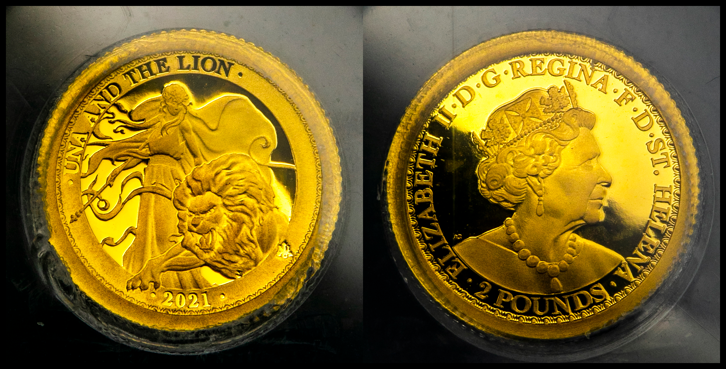 ☆PCGS☆2021 スリーグレイセス PF69 DCAM St. ヘレナ