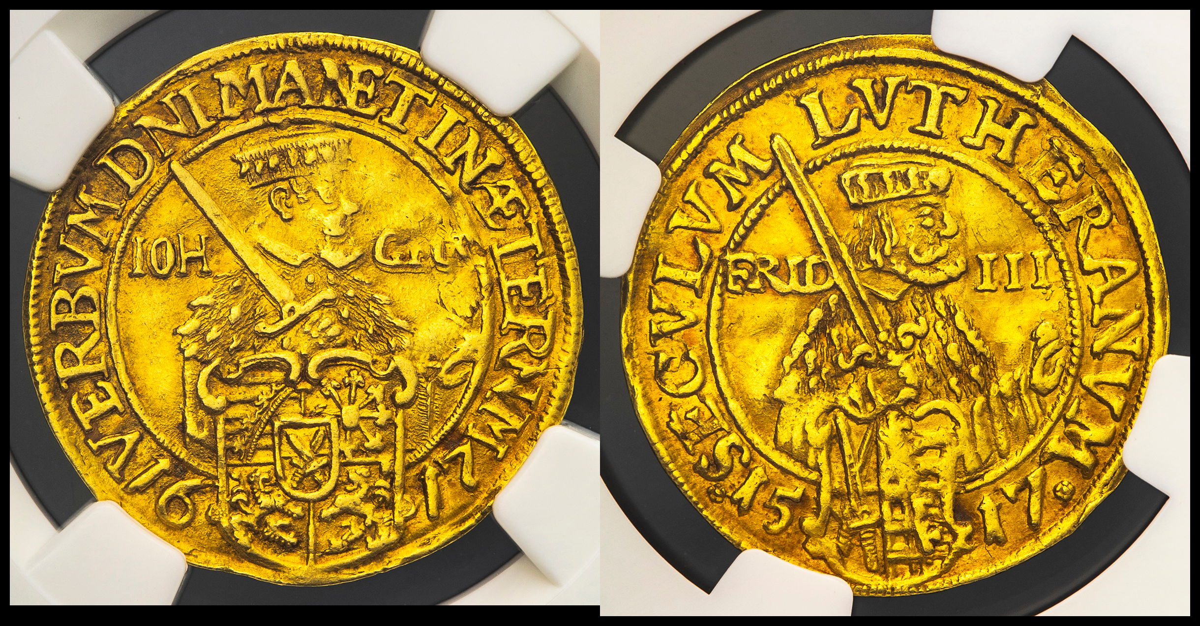 貨幣博物館 | GERMANY Saxony ザクセン 2Ducat 1617 -EF