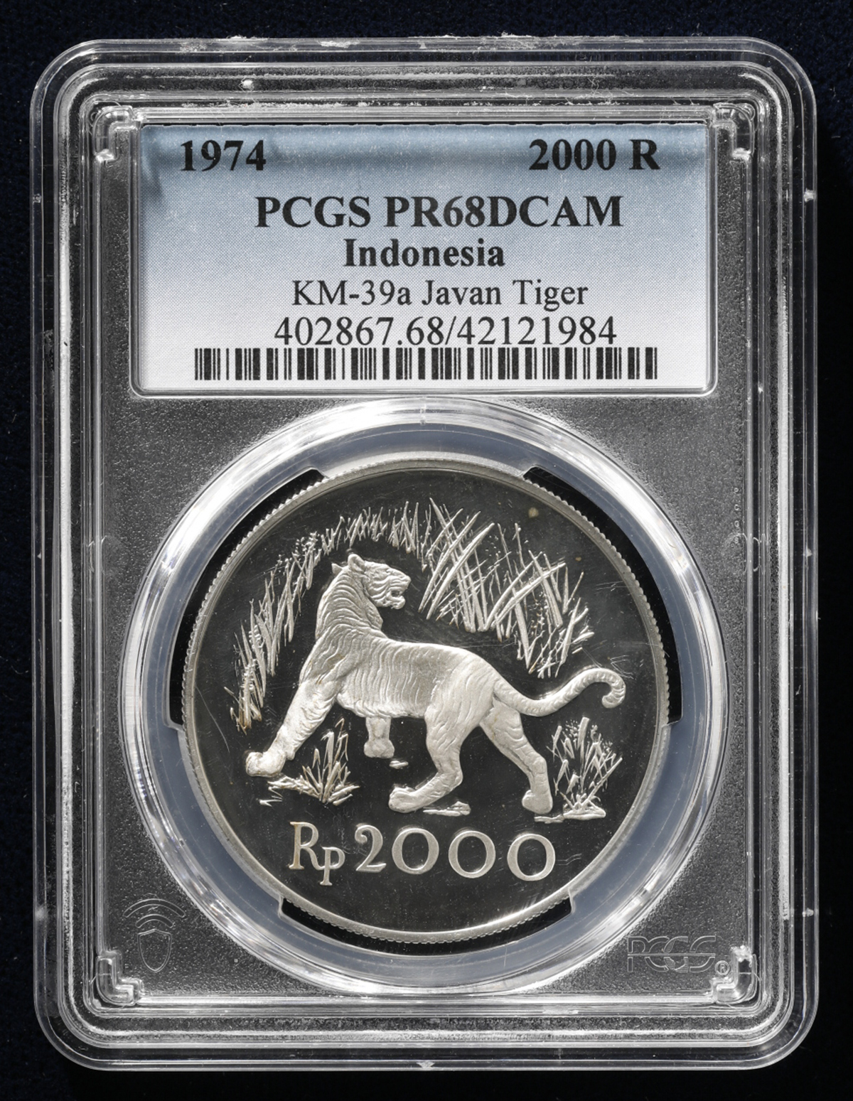 貨幣博物館 | INDONESIA インドネシア 2000Rupiah 1974 Proof