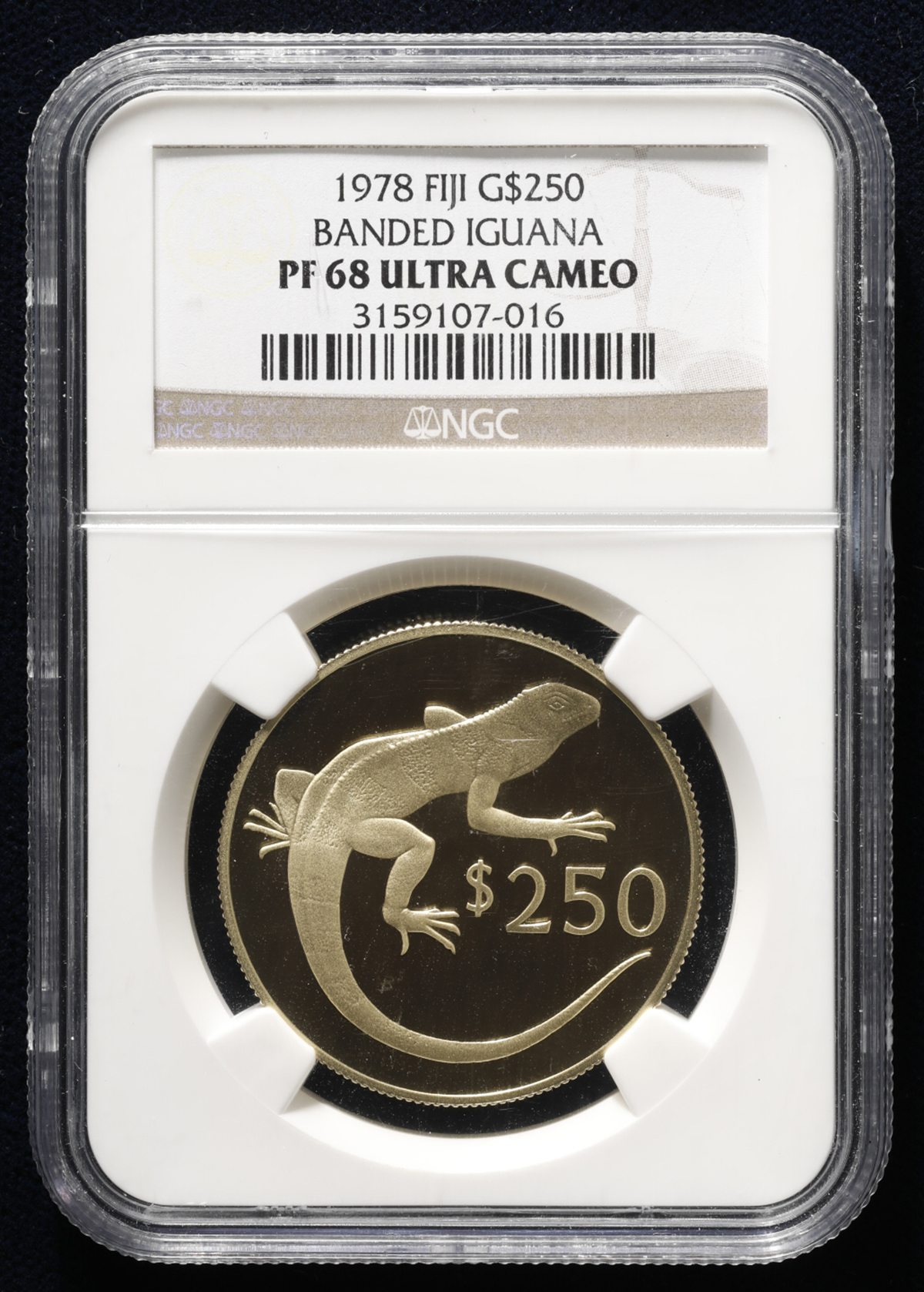貨幣博物館 | FIJI フィジー 250Dollars 1978 Proof