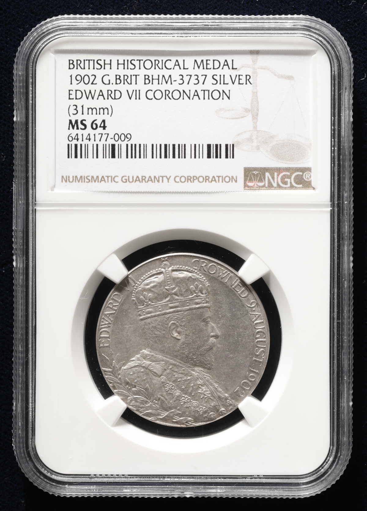 貨幣博物館 | GREAT BRITAIN Edward VII エドワード7世（1901~10） AR