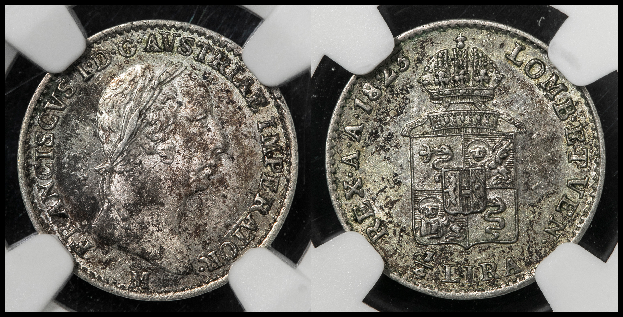 イタリア 20リレ金貨1860年P SARDINIA NGC AU58