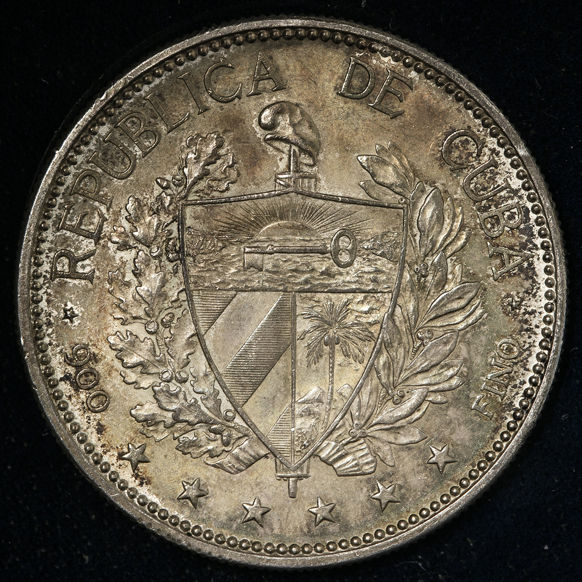 貨幣博物館 | CUBA キューバ Souvenir Peso 1897 トーン EF