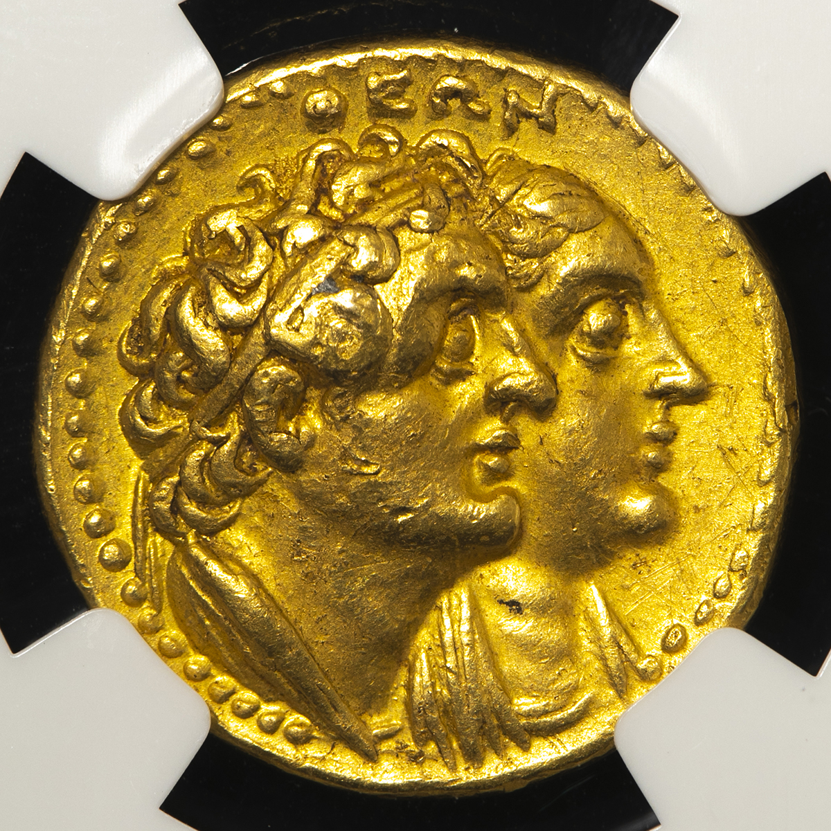 迫力満点！アメン・ゼウス神 39mm プトレマイオス朝エジプト イーグル