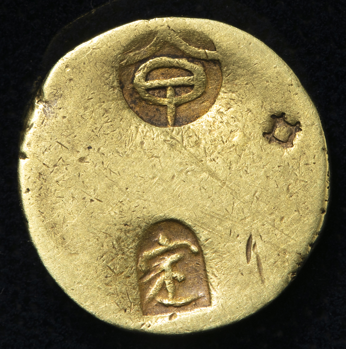 貨幣博物館 | 日本 甲州一分金 Koushu 1Bu-kin ND （F+~VF）佳~上品