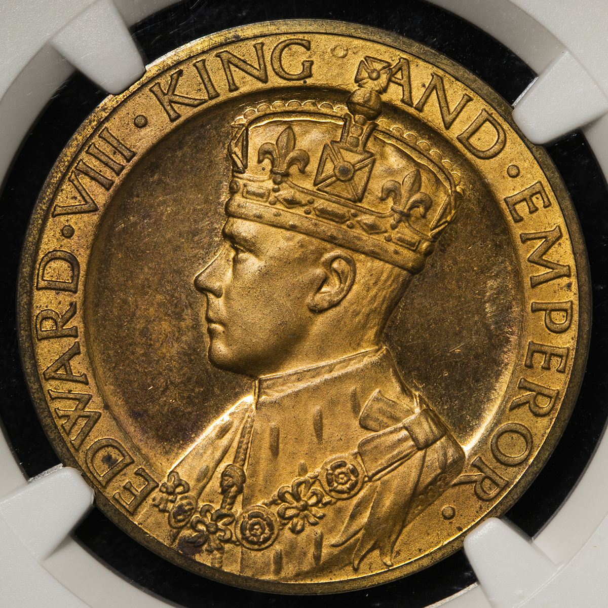 非売品 2016(1937) エドワード8世 真鍮貨 記念メダル プレーンエッジ 