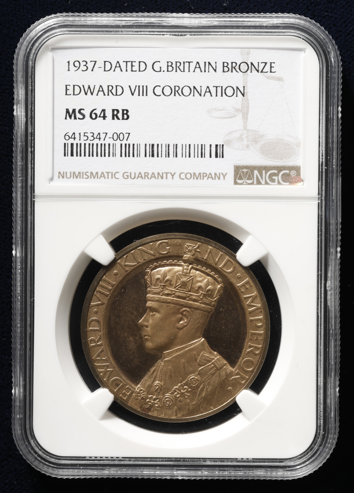 貨幣博物館 | GREAT BRITAIN Edward VIII エドワード8世（1936