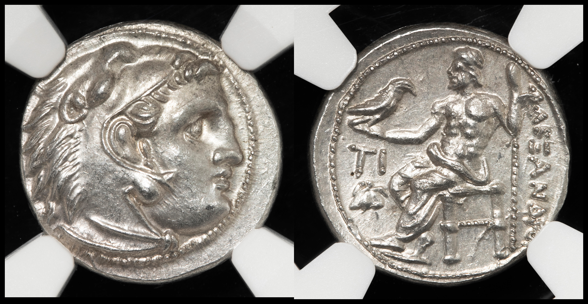 貨幣博物館 | Kingdom of Macedon マケドニア王国 AR Drachm Alexander