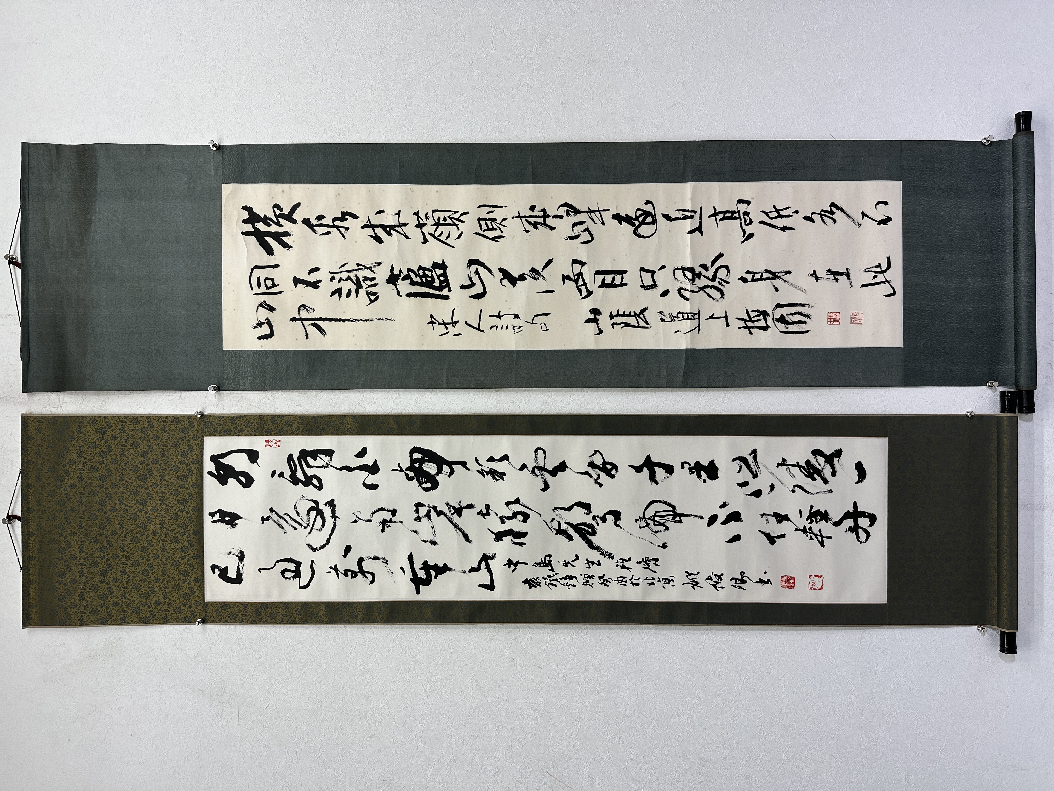 貨幣博物館| 行書二幅款識： ＜一＞、中島先生雅屬。袁鐵錚贈