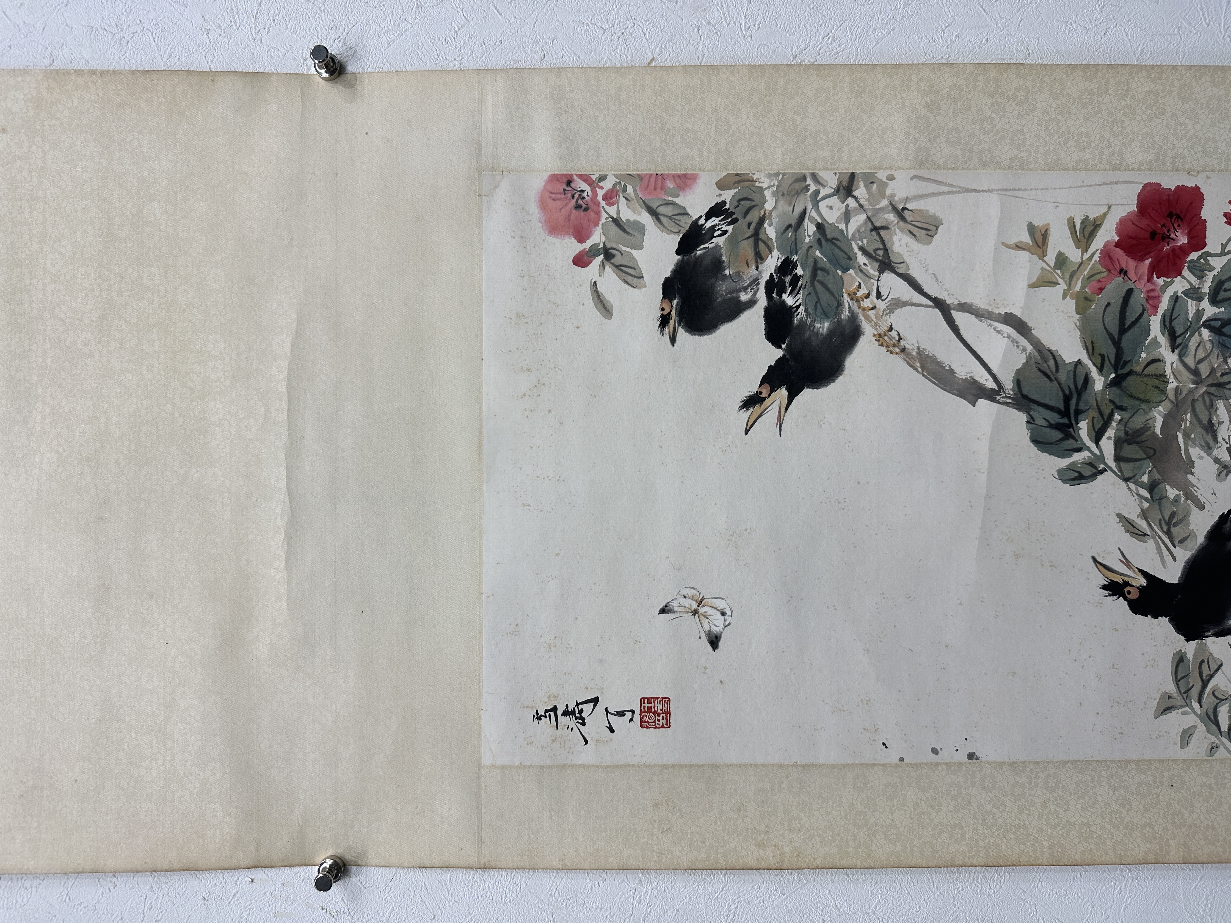 貨幣博物館| 花鳥款識：雪濤寫。 鈐印：「王雪濤印」 註：王雪濤，原名